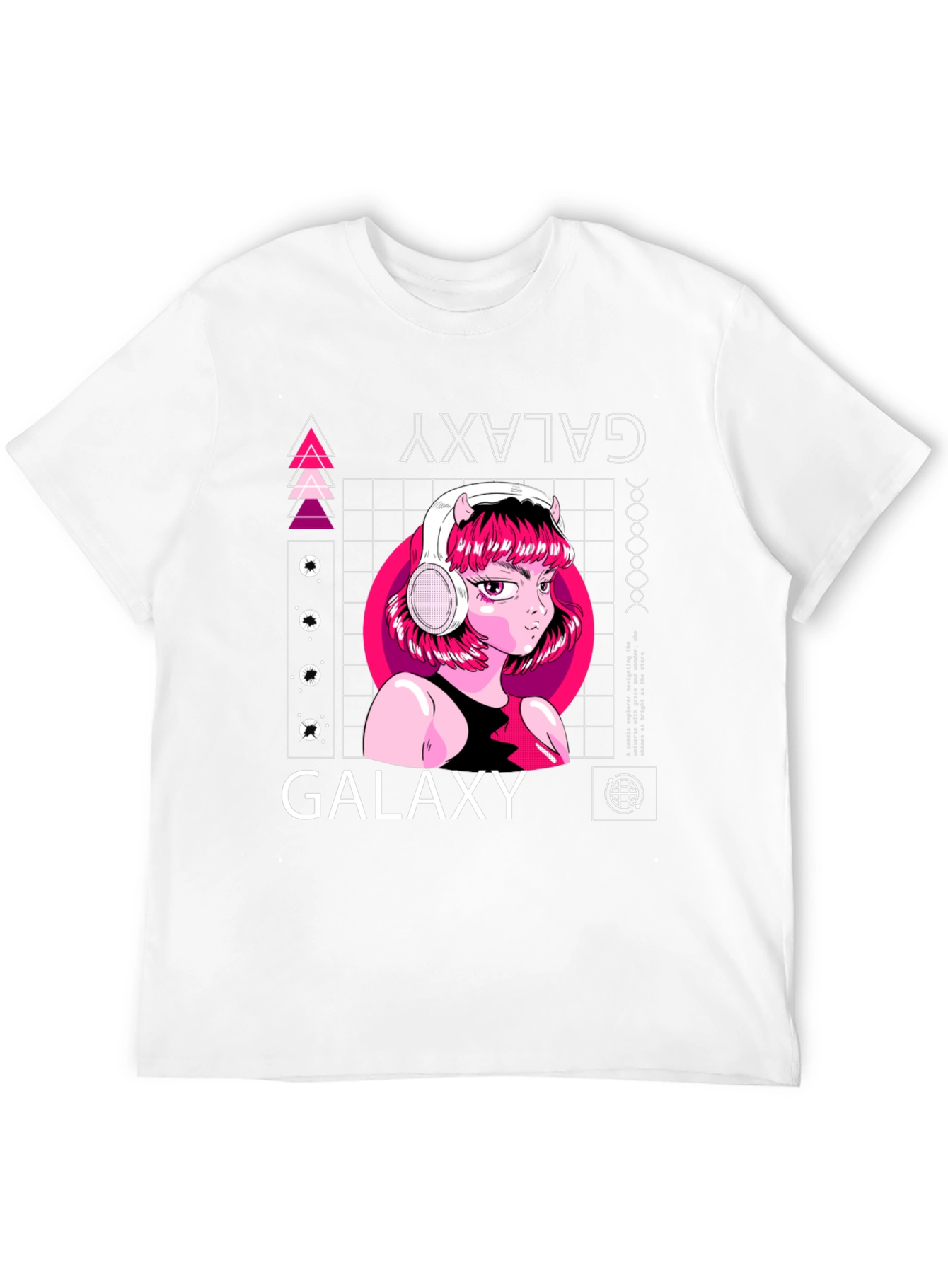 Galaxy Anime Girl Graphic Tee
