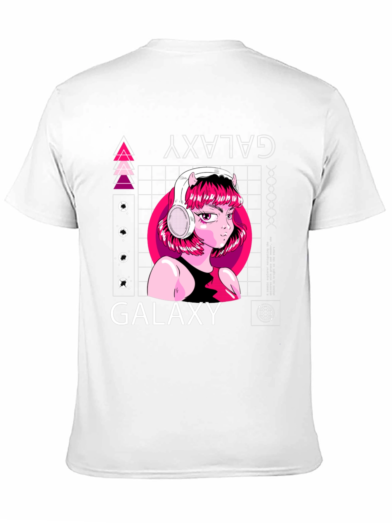 Galaxy Anime Girl Graphic Tee