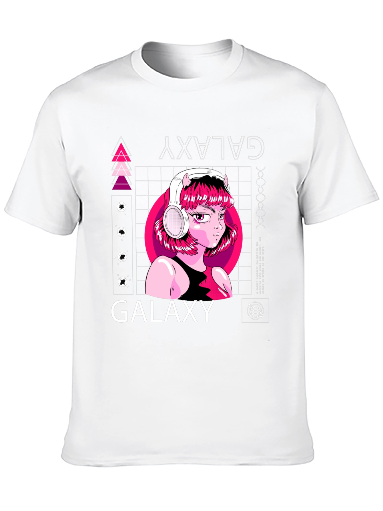 Galaxy Anime Girl Graphic Tee