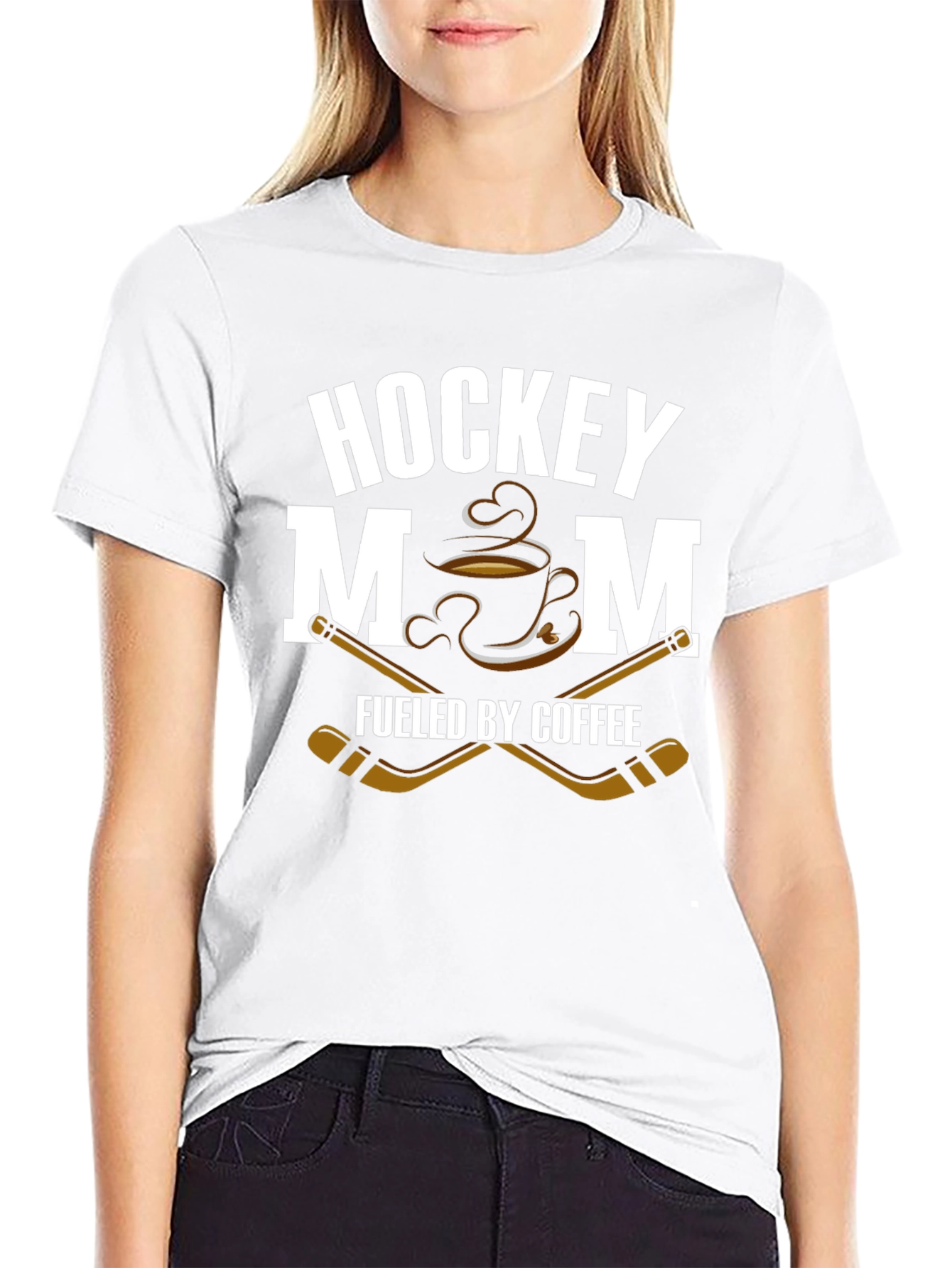 Hockey Mom Fueled By Coffee T-Shirt