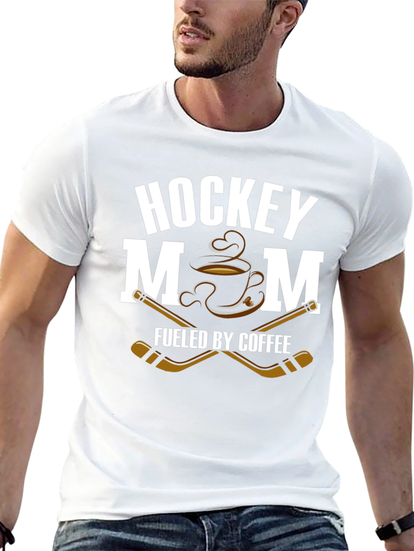 Hockey Mom Fueled By Coffee T-Shirt