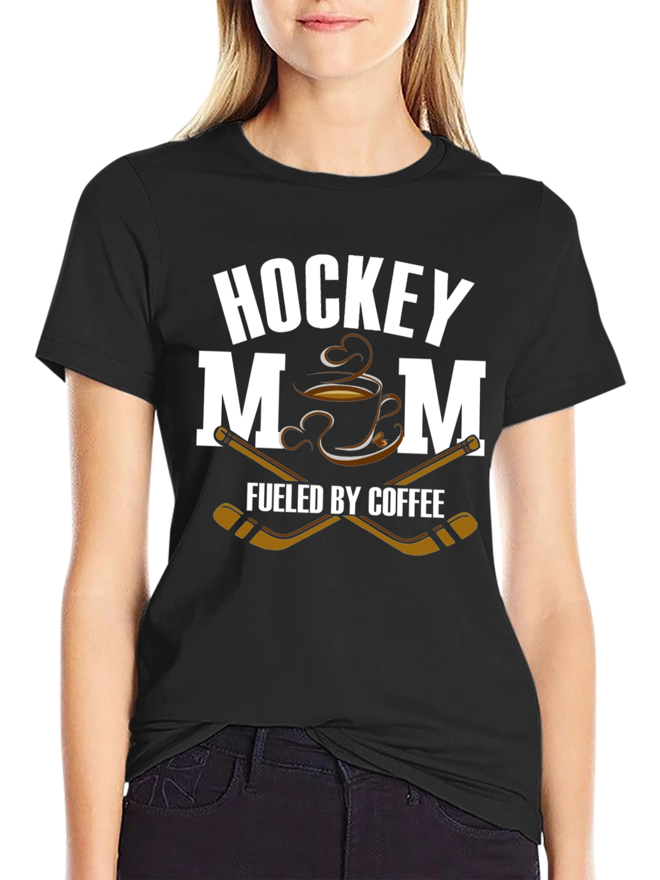 Hockey Mom Fueled By Coffee T-Shirt
