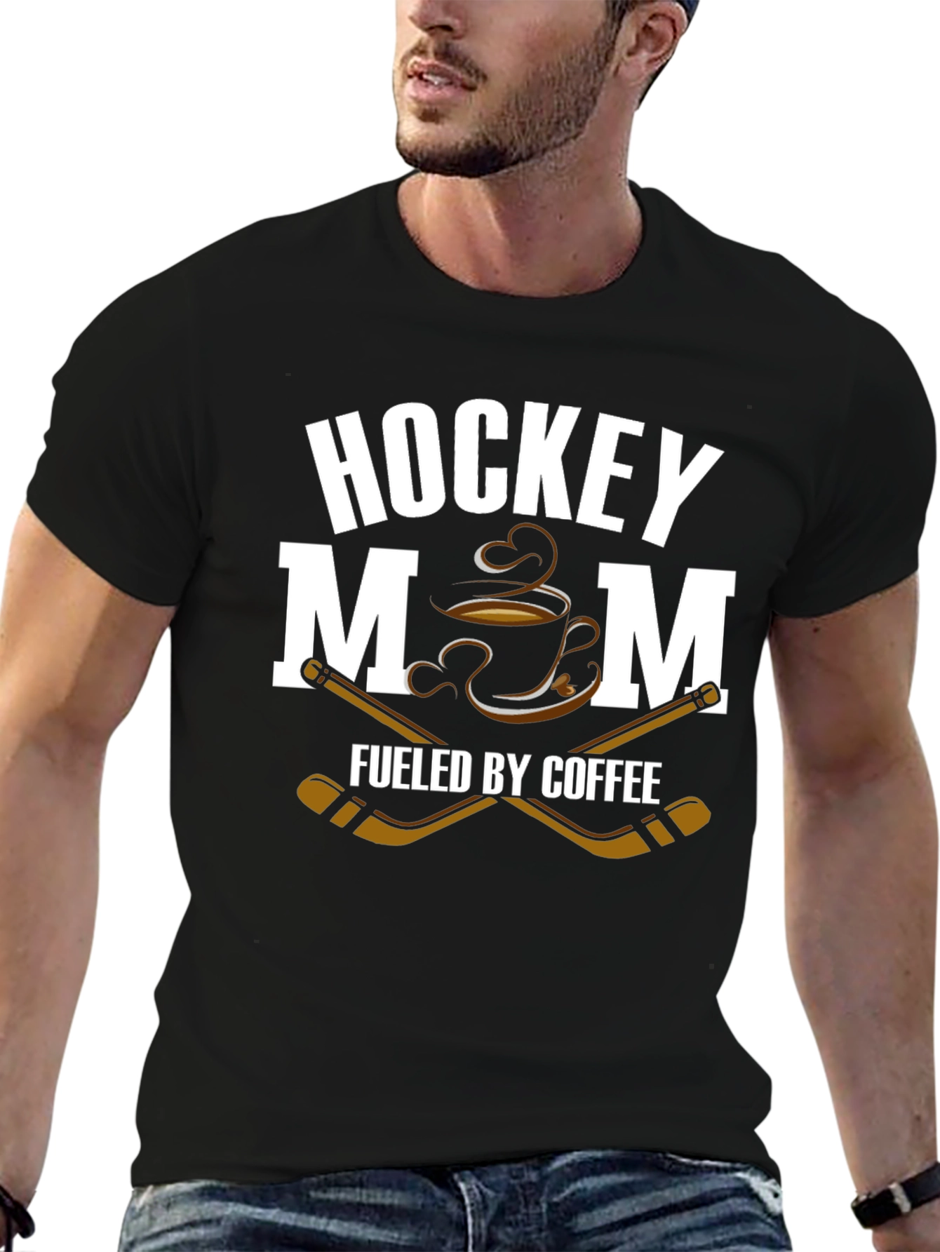 Hockey Mom Fueled By Coffee T-Shirt