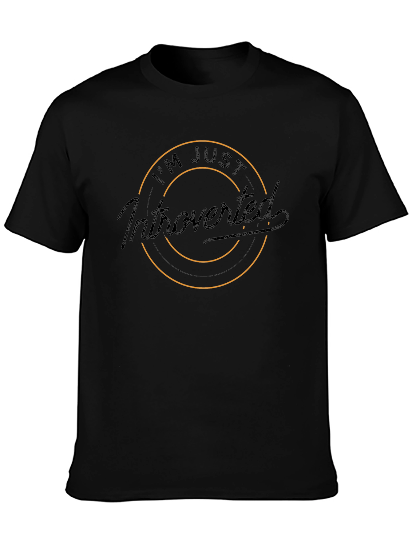 Introverted Graphic T-Shirt - Casual Wear