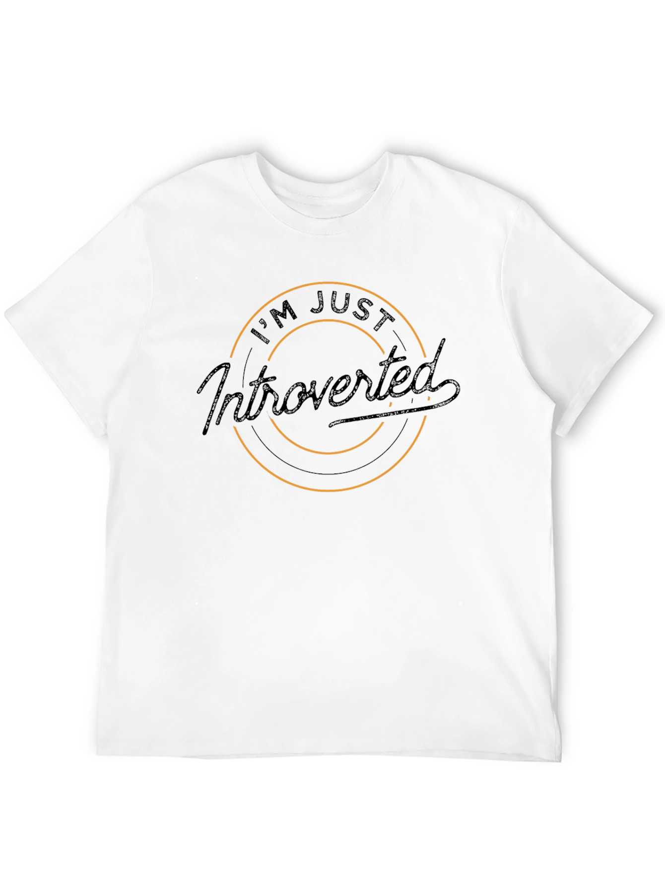 Introverted Graphic T-Shirt - Casual Wear