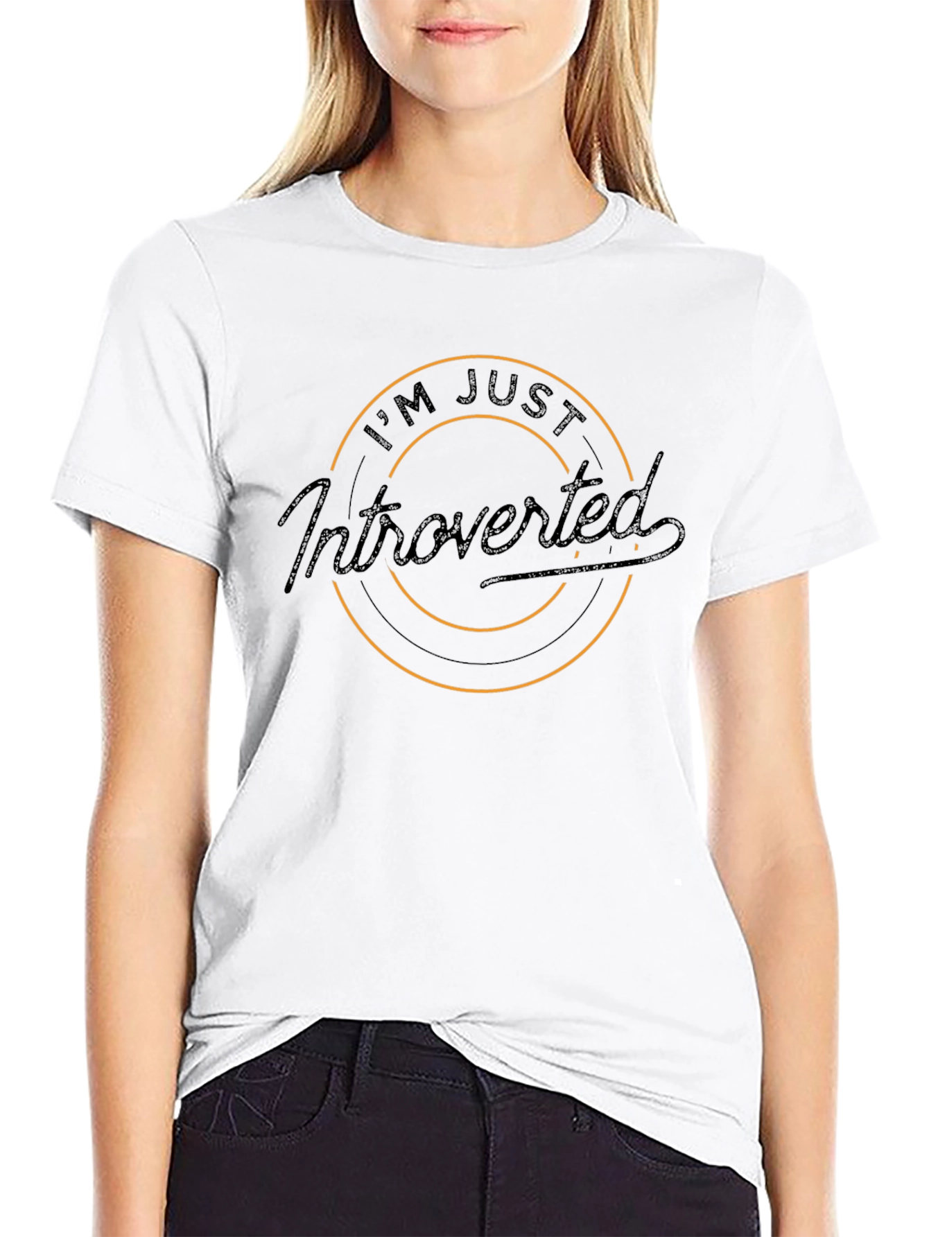 Introverted Graphic T-Shirt - Casual Wear