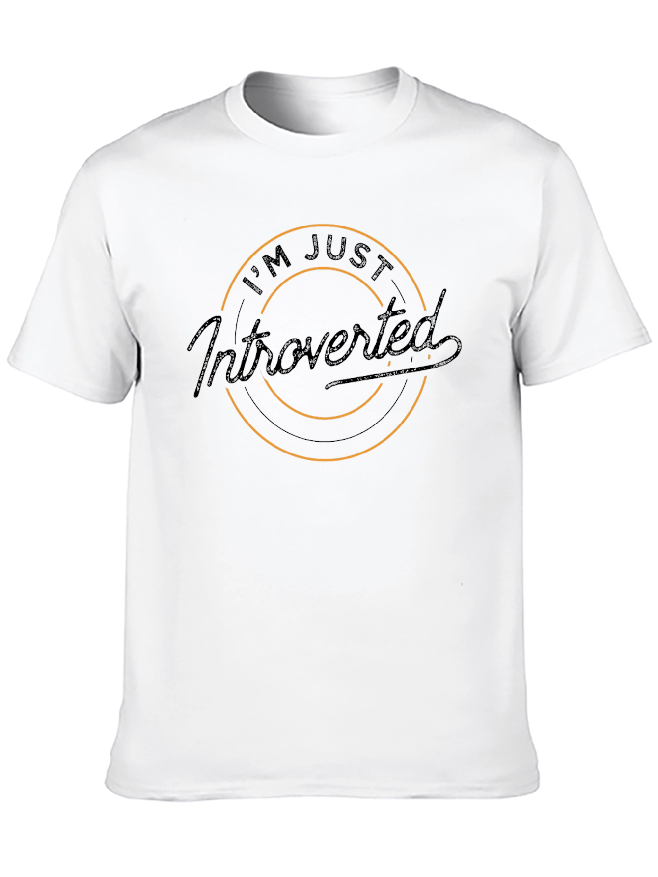 Introverted Graphic T-Shirt - Casual Wear