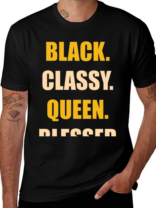 Black Classy Queen T-Shirt