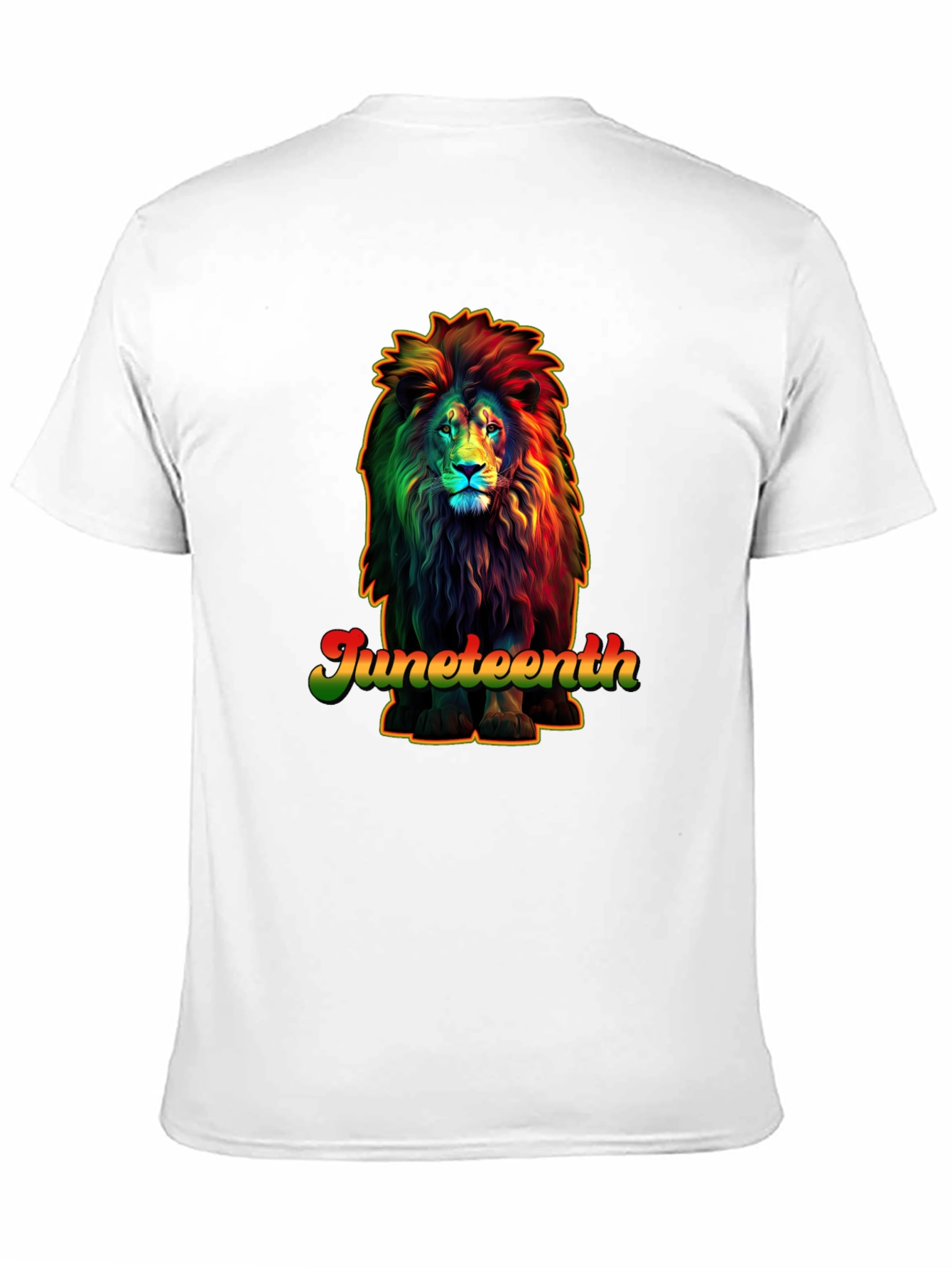 Juneteenth Lion Graphic T-Shirt - Celebrate Freedom!