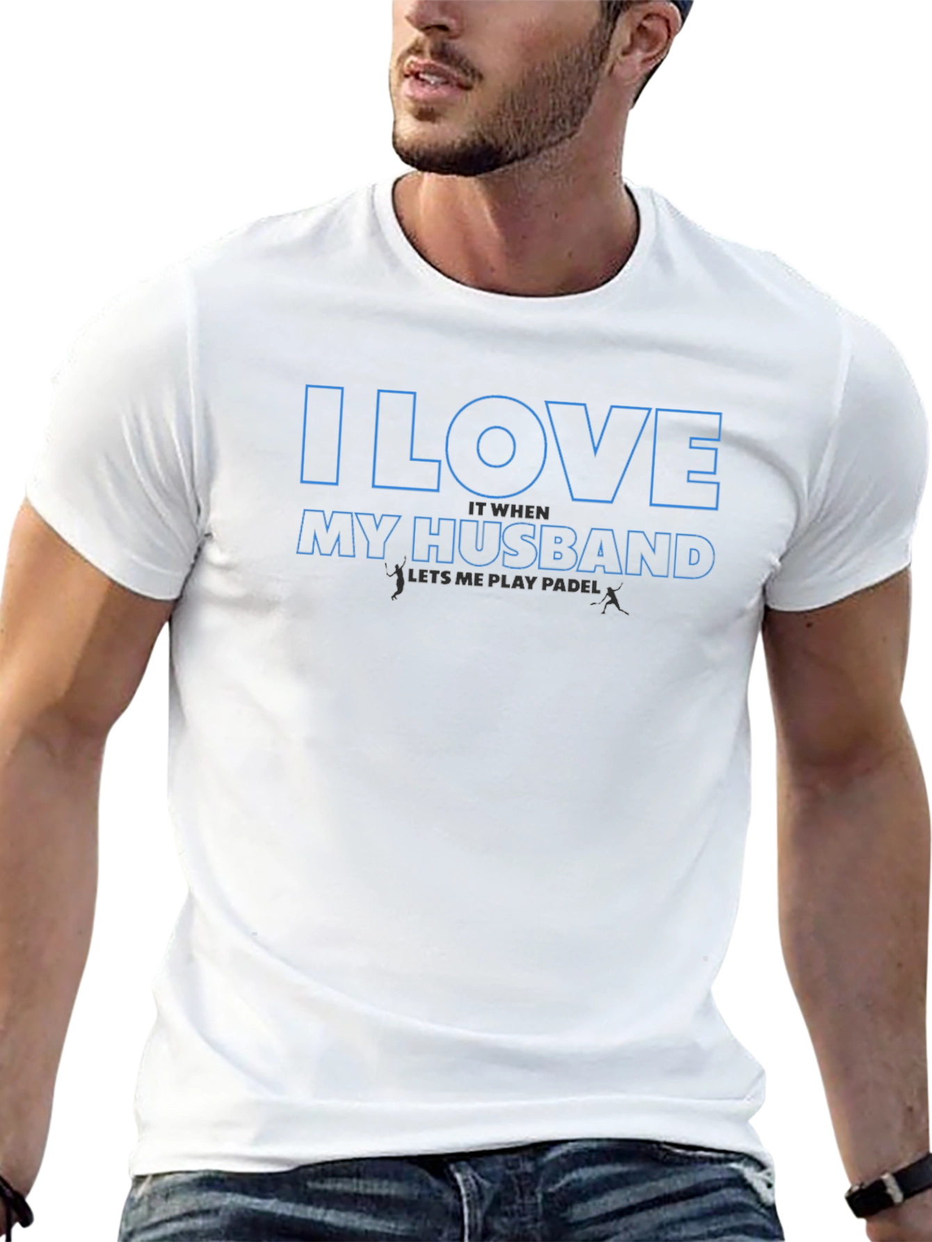 I Love My Husband Paddle T-Shirt