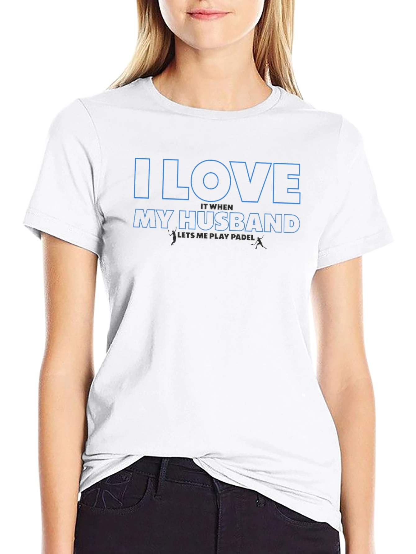 I Love My Husband Paddle T-Shirt