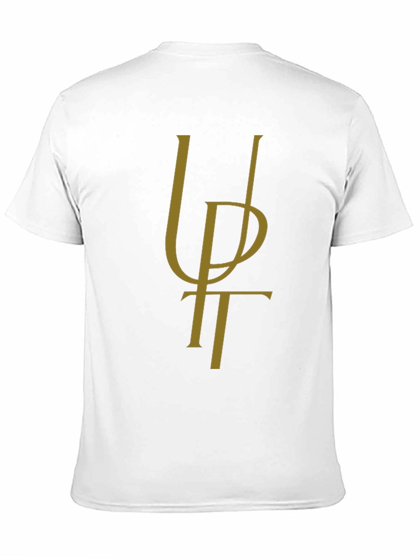 Stylish Black Graphic Tee - Unique Letter Design