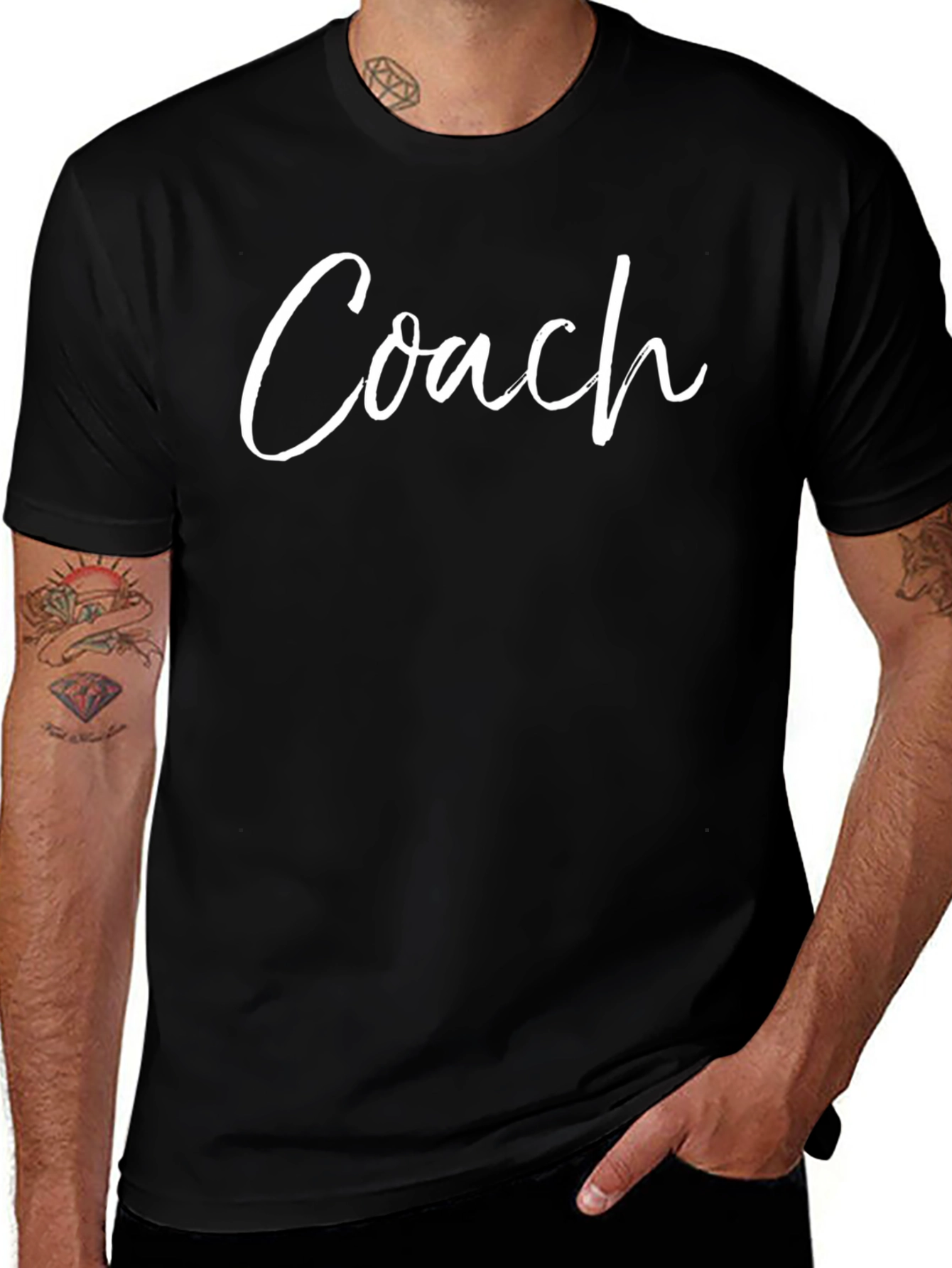 Coach Script T-Shirt - Comfortable and Stylish