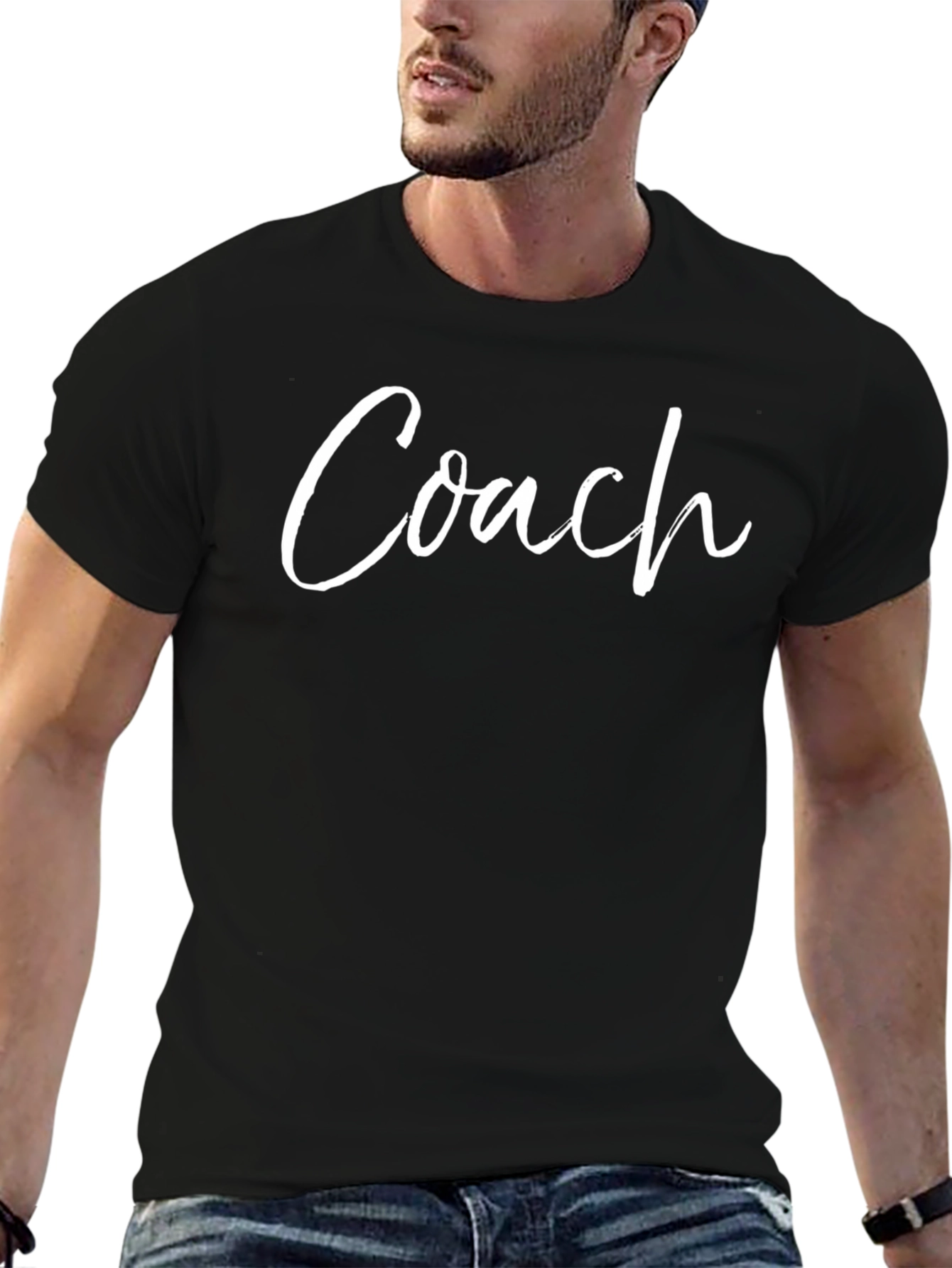 Coach Script T-Shirt - Comfortable and Stylish