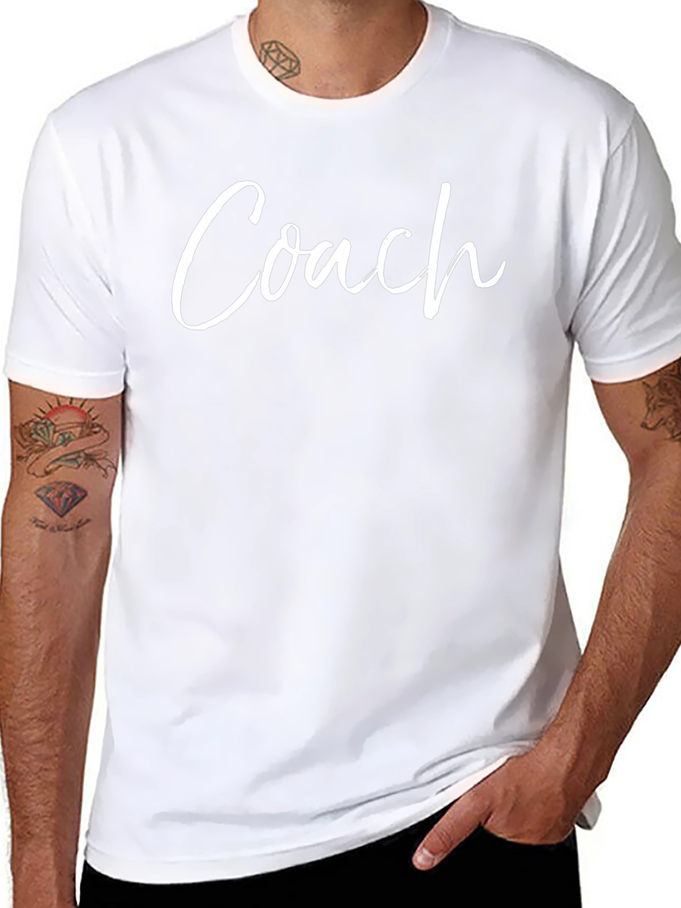 Coach Script T-Shirt - Comfortable and Stylish