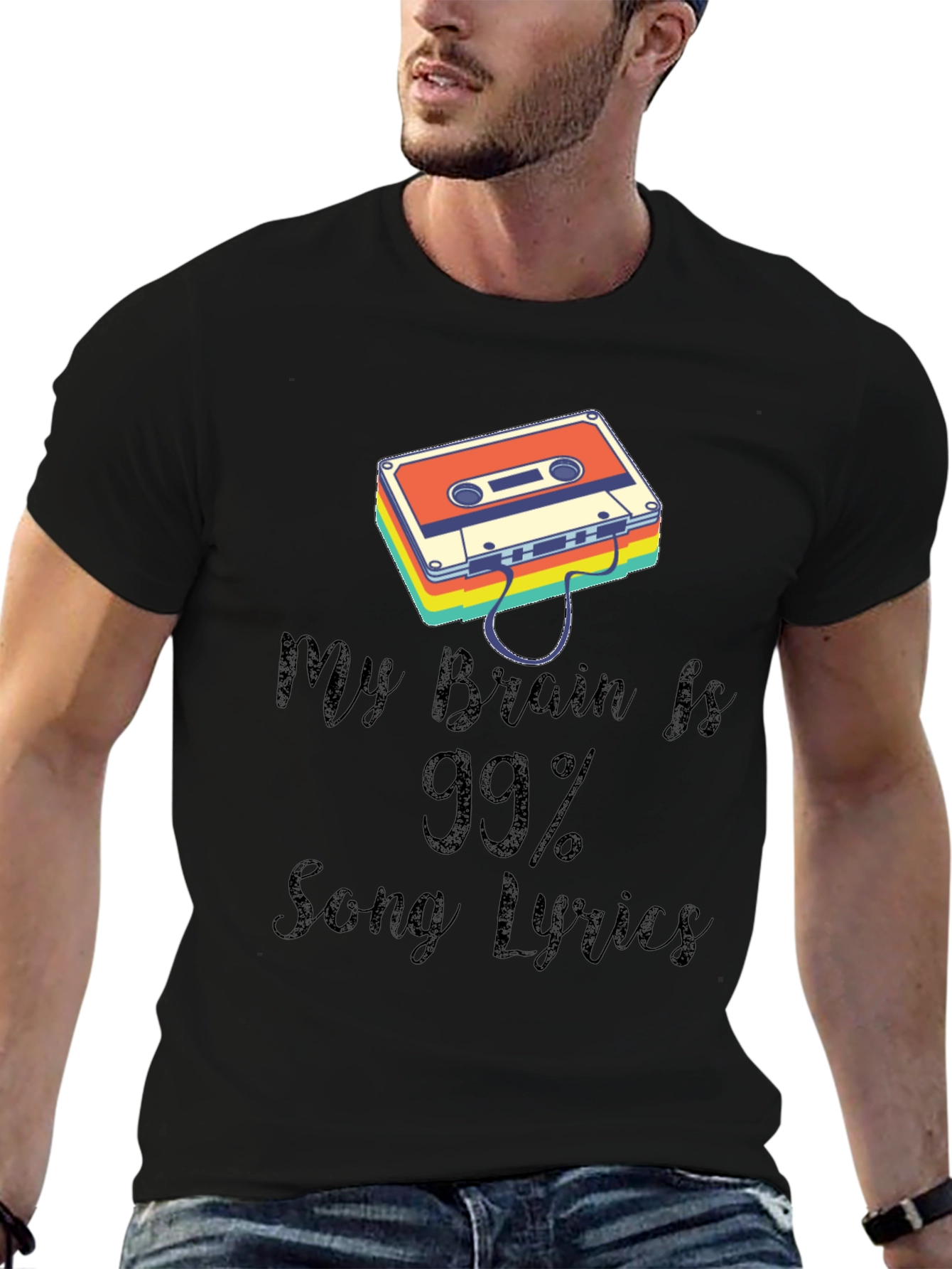 My Brain Is 99% Song Lyrics T-Shirt