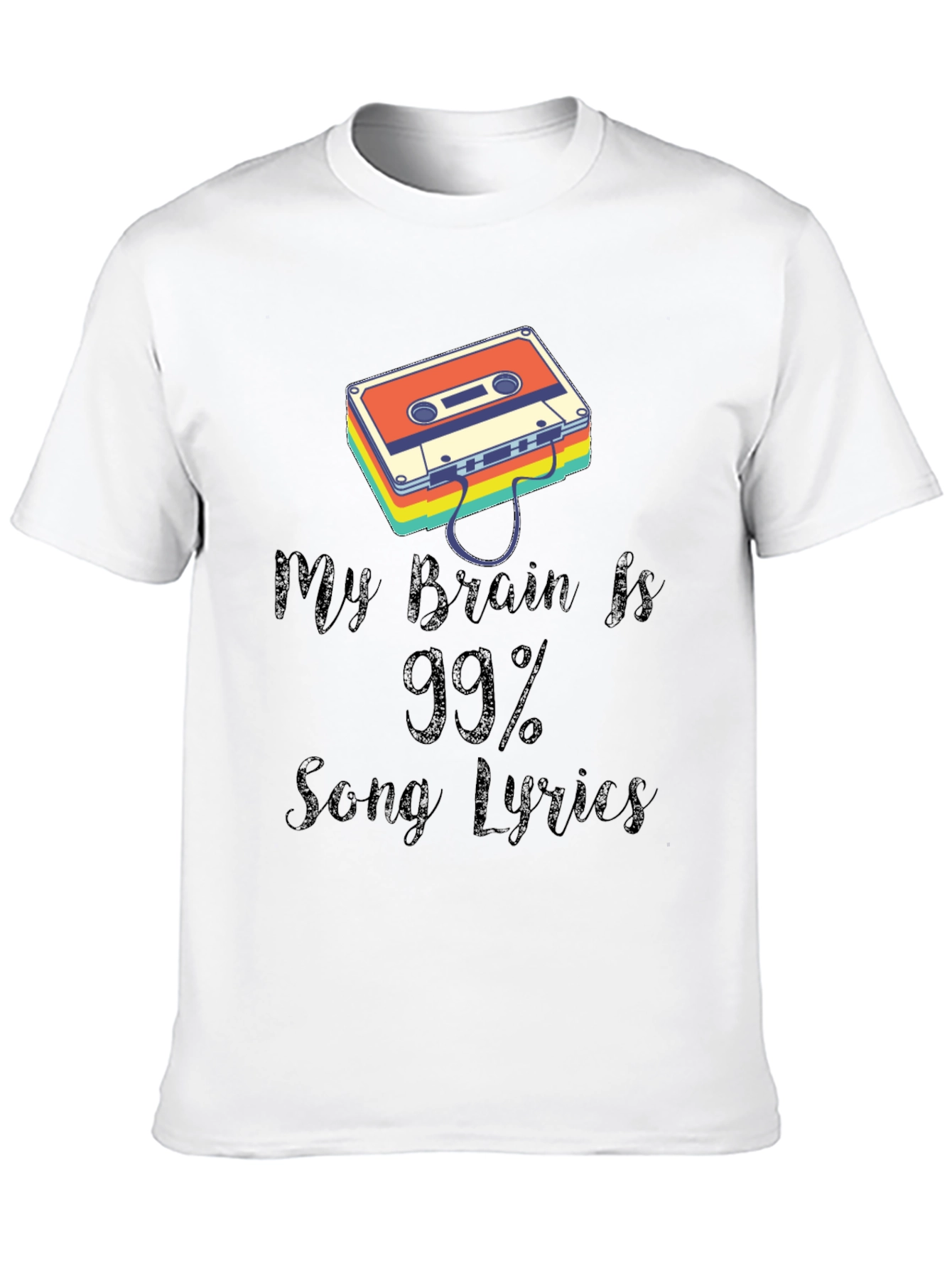 My Brain Is 99% Song Lyrics T-Shirt