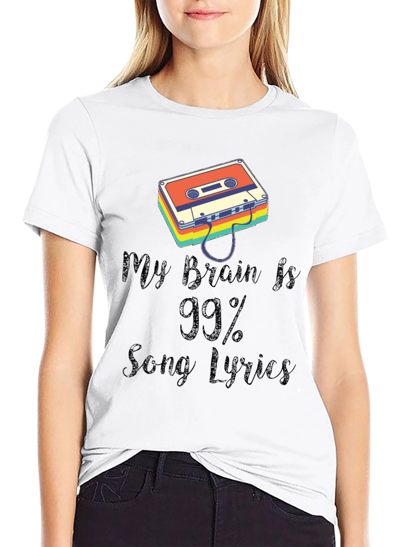 My Brain Is 99% Song Lyrics T-Shirt