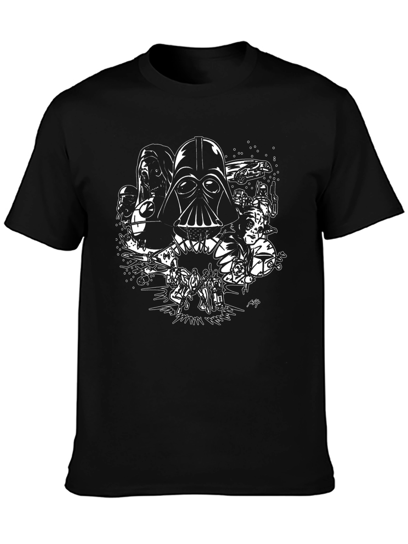 Star Wars Vader Mashup Graphic T-Shirt