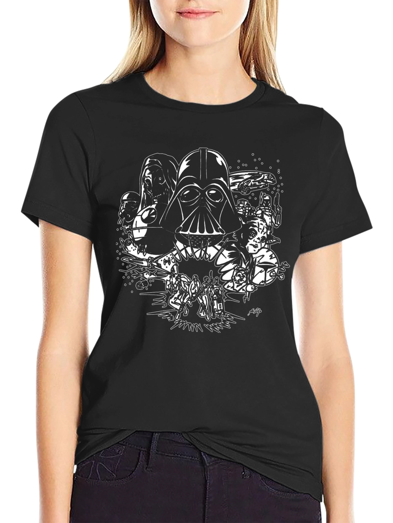 Star Wars Vader Mashup Graphic T-Shirt
