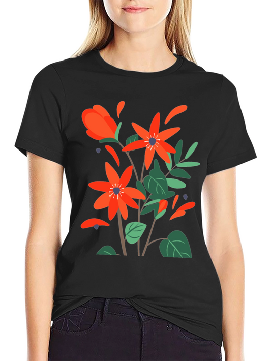 Floral Graphic Print T-Shirt