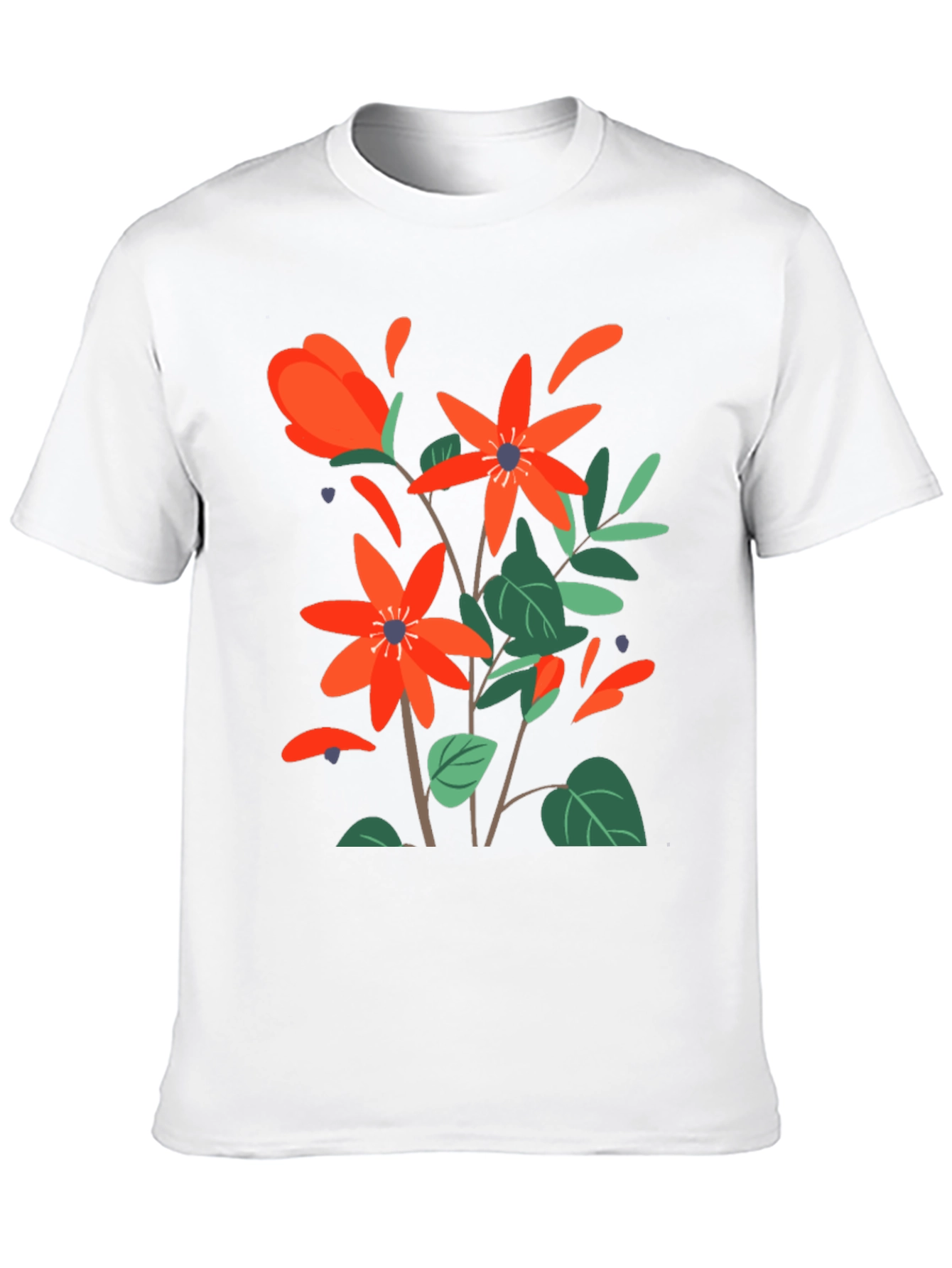 Floral Graphic Print T-Shirt