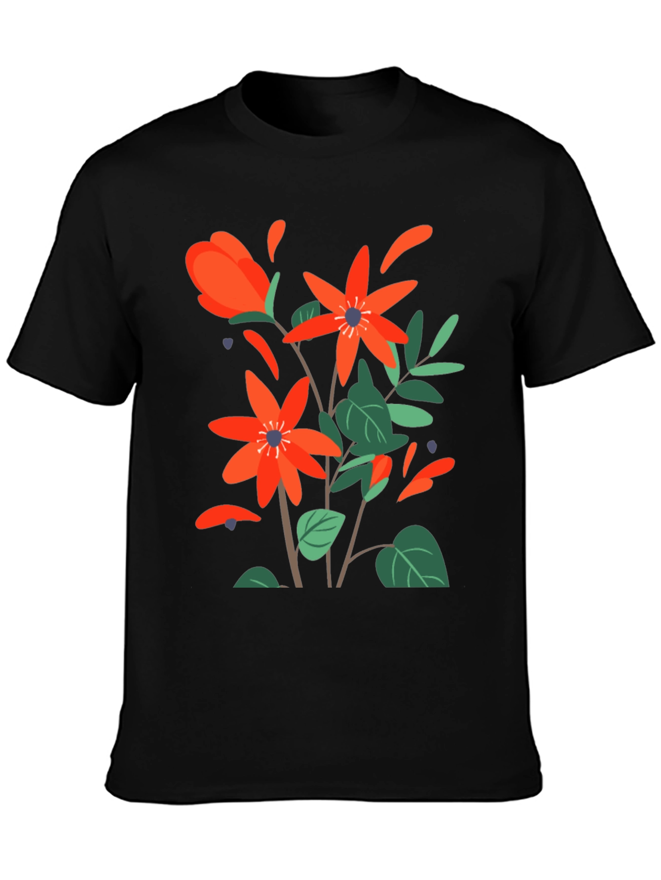 Floral Graphic Print T-Shirt