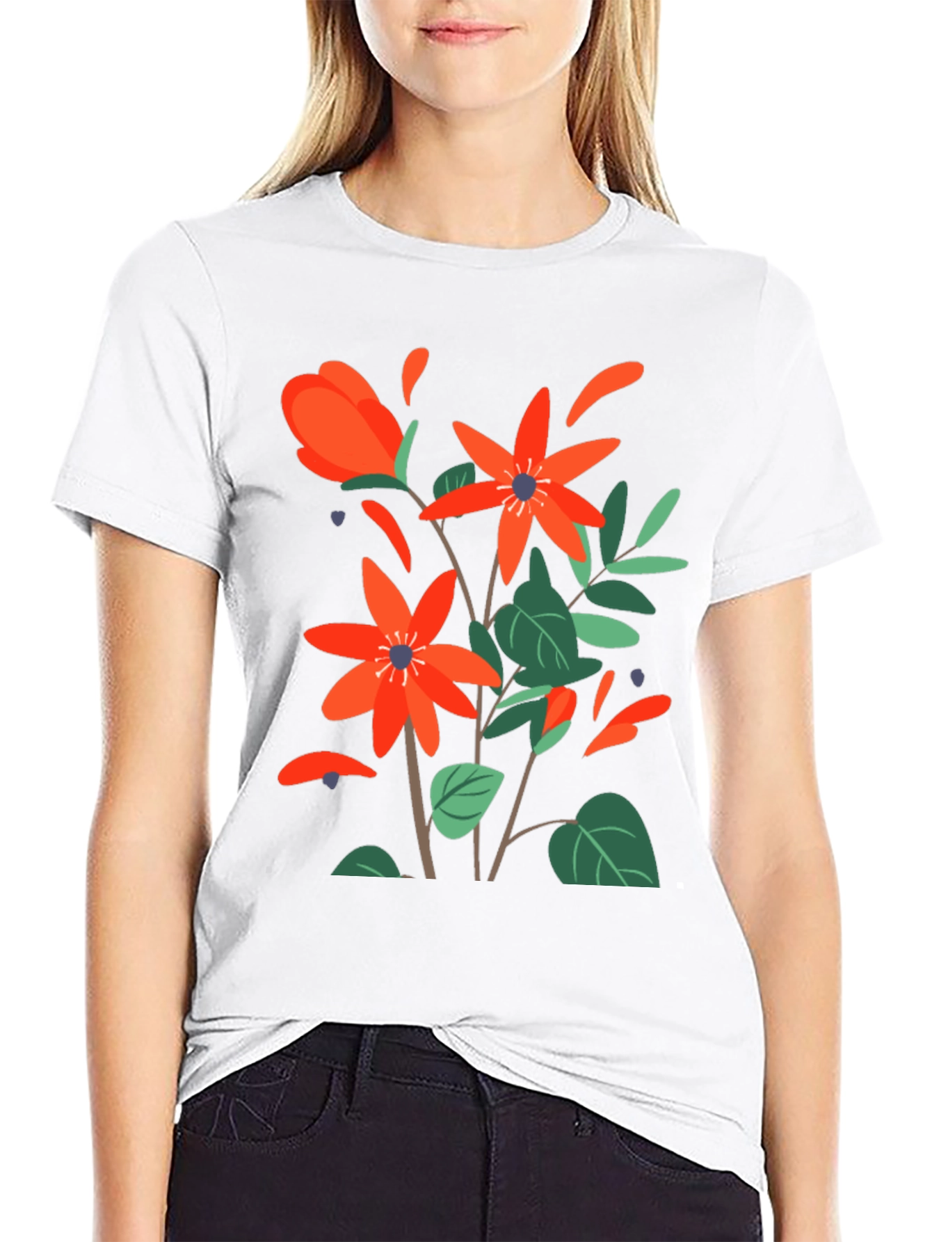 Floral Graphic Print T-Shirt