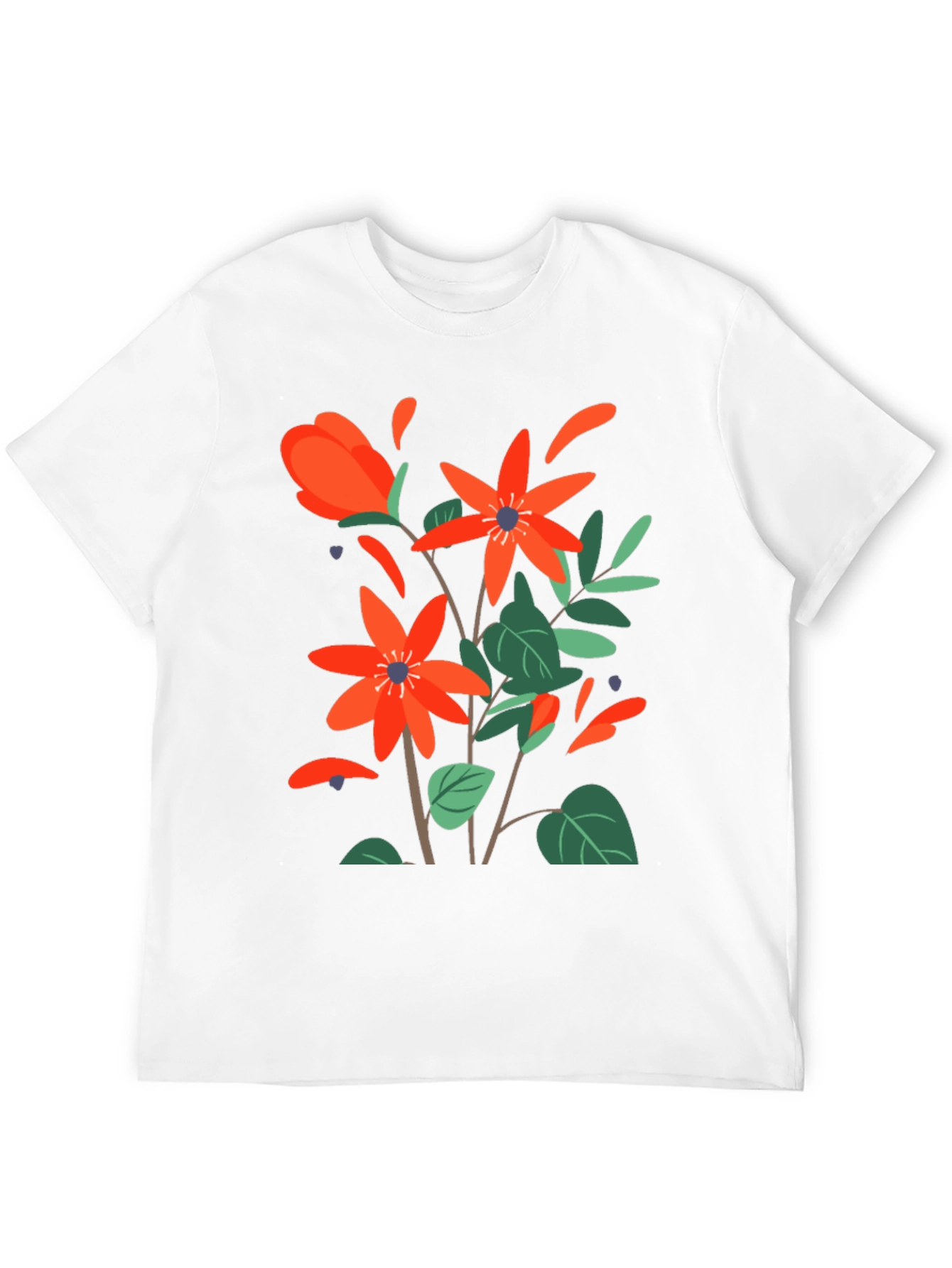 Floral Graphic Print T-Shirt