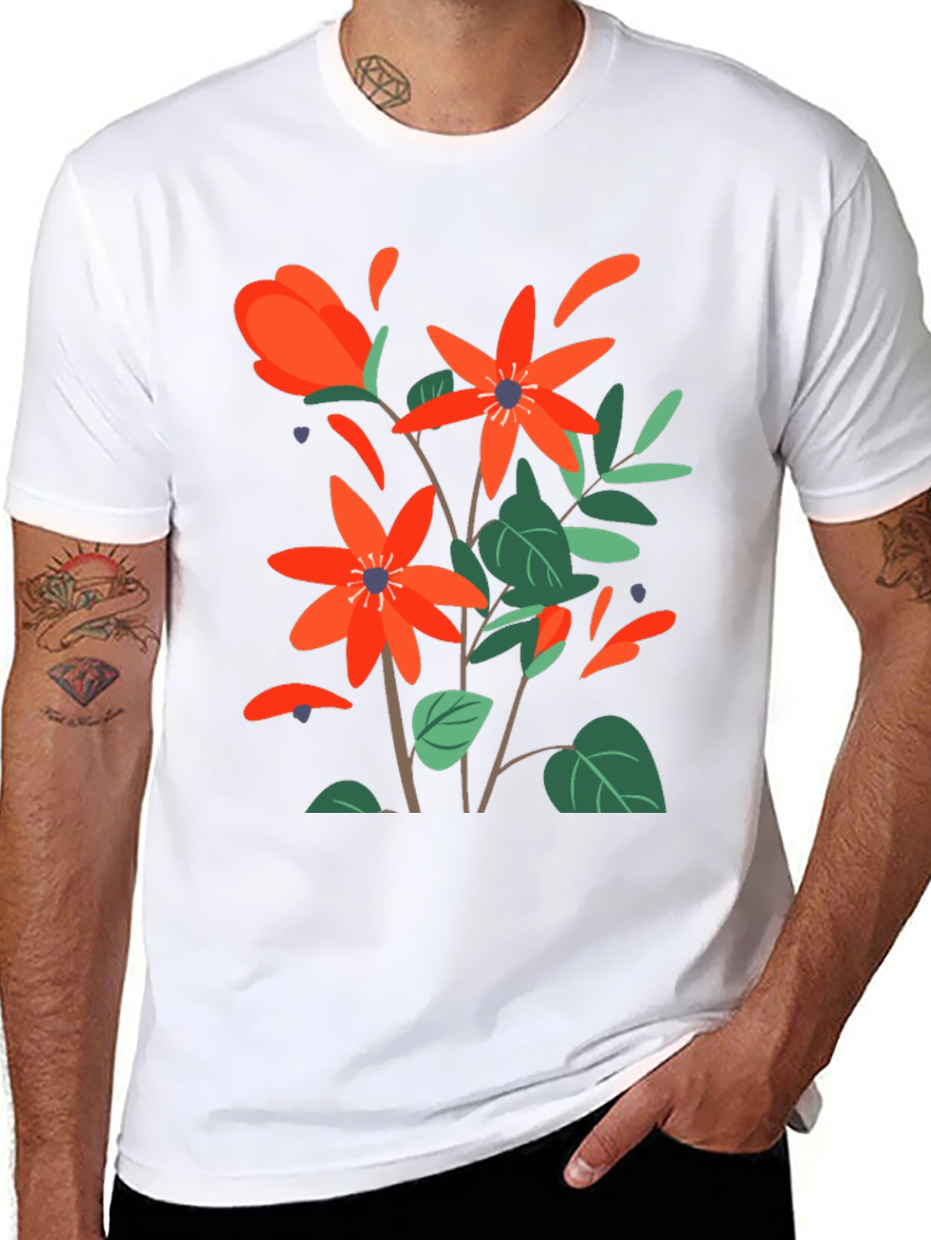 Floral Graphic Print T-Shirt