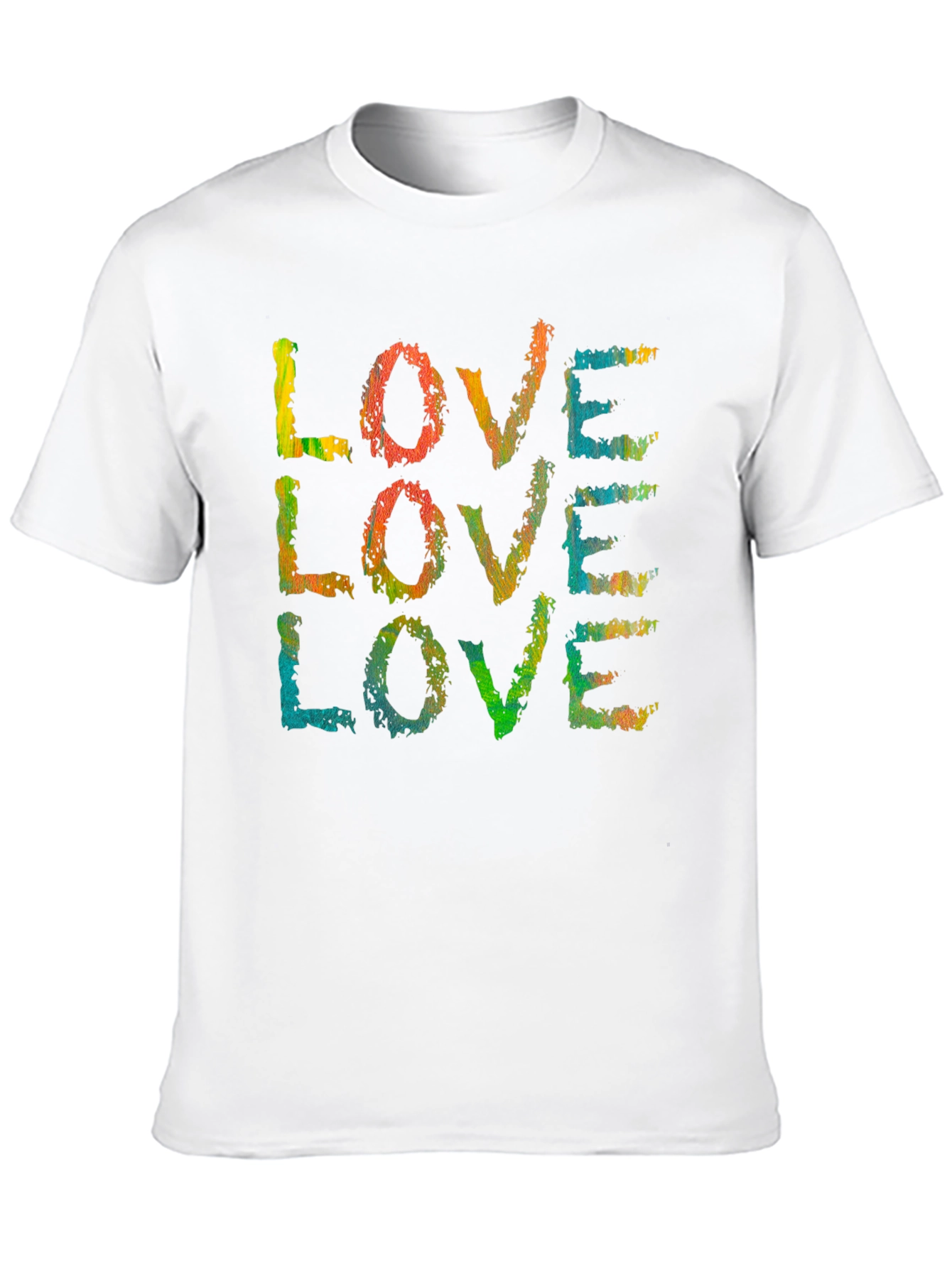 Colorful Love Graphic T-Shirt