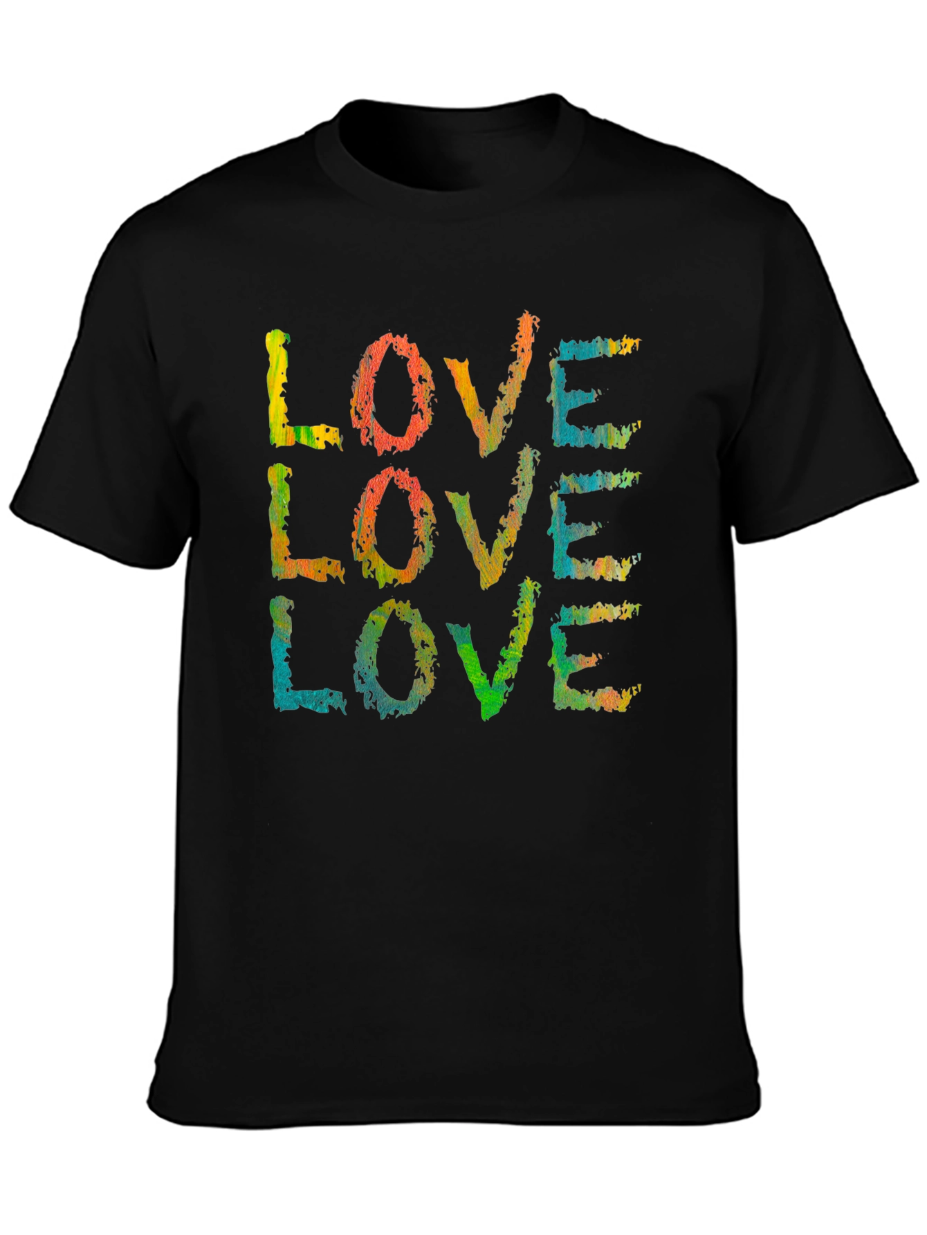 Colorful Love Graphic T-Shirt