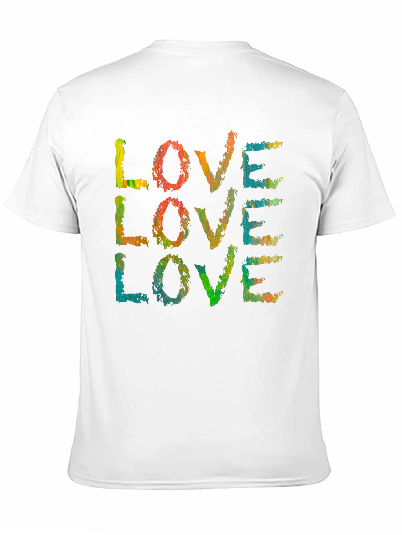 Colorful Love Graphic T-Shirt