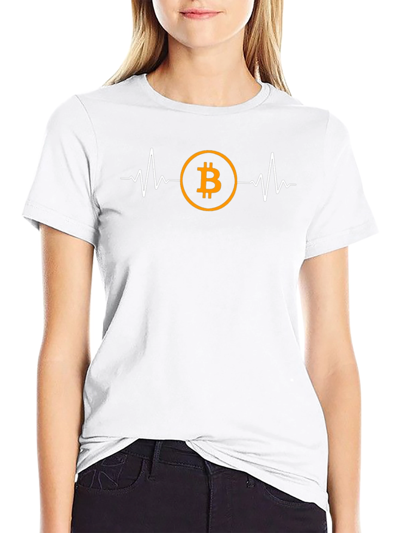 Bitcoin Heartbeat T-Shirt - Crypto Investor Tee