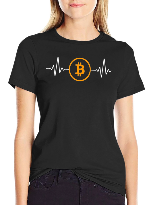 Bitcoin Heartbeat T-Shirt - Crypto Investor Tee