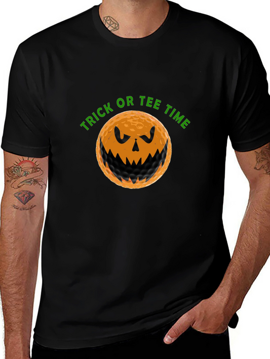 Trick or Tee Time Golf Halloween T-Shirt