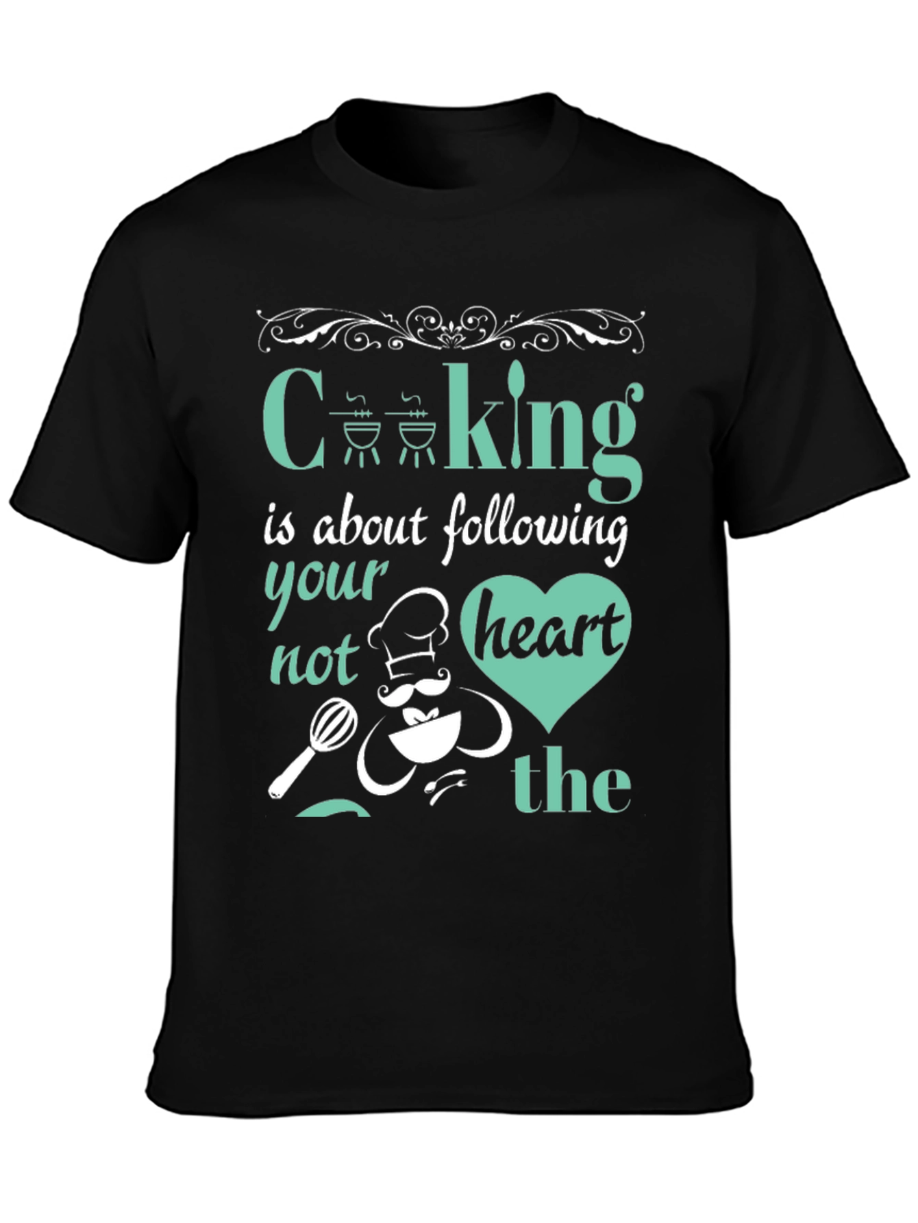 Cooking Heart Graphic T-Shirt