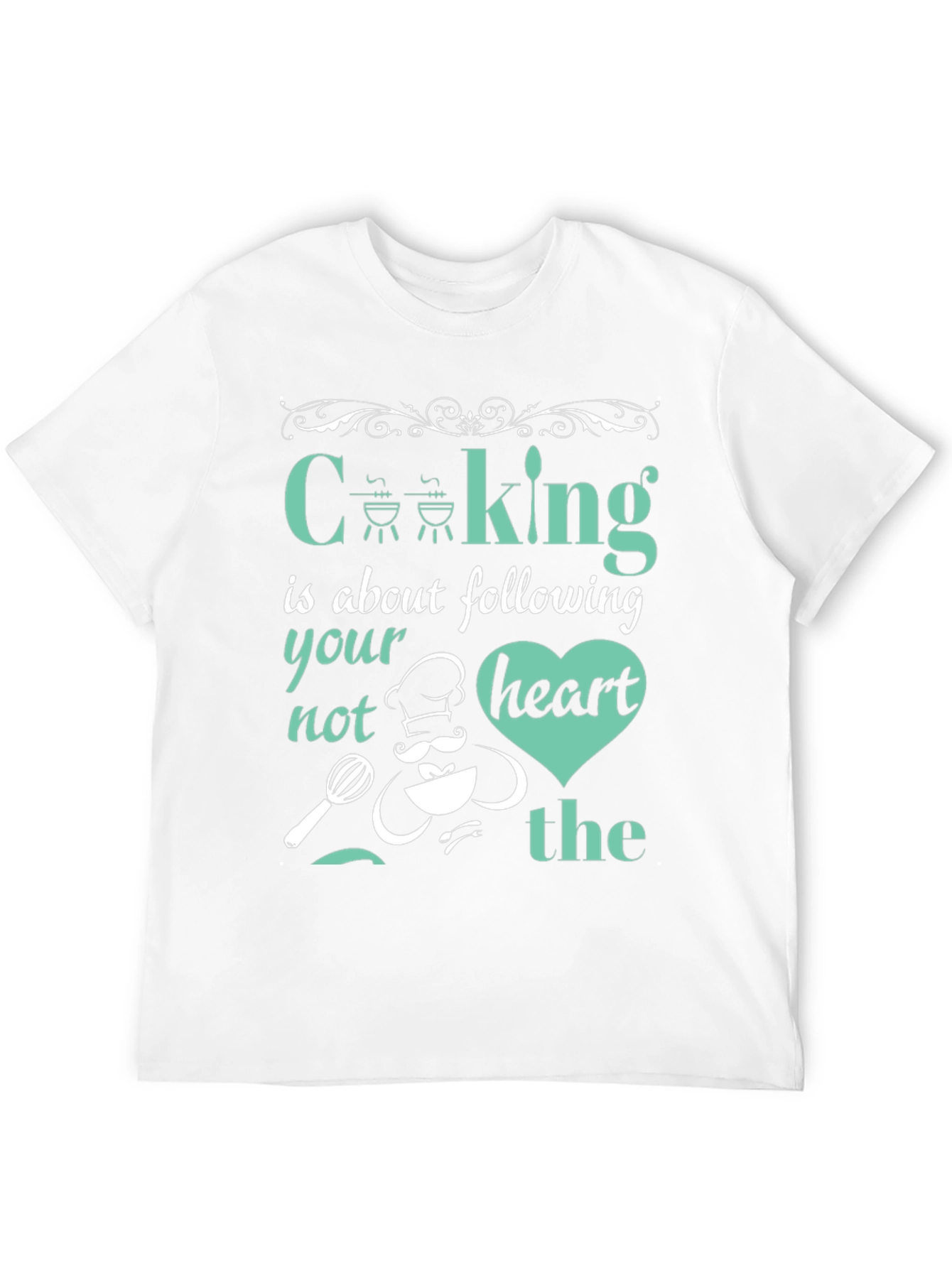 Cooking Heart Graphic T-Shirt