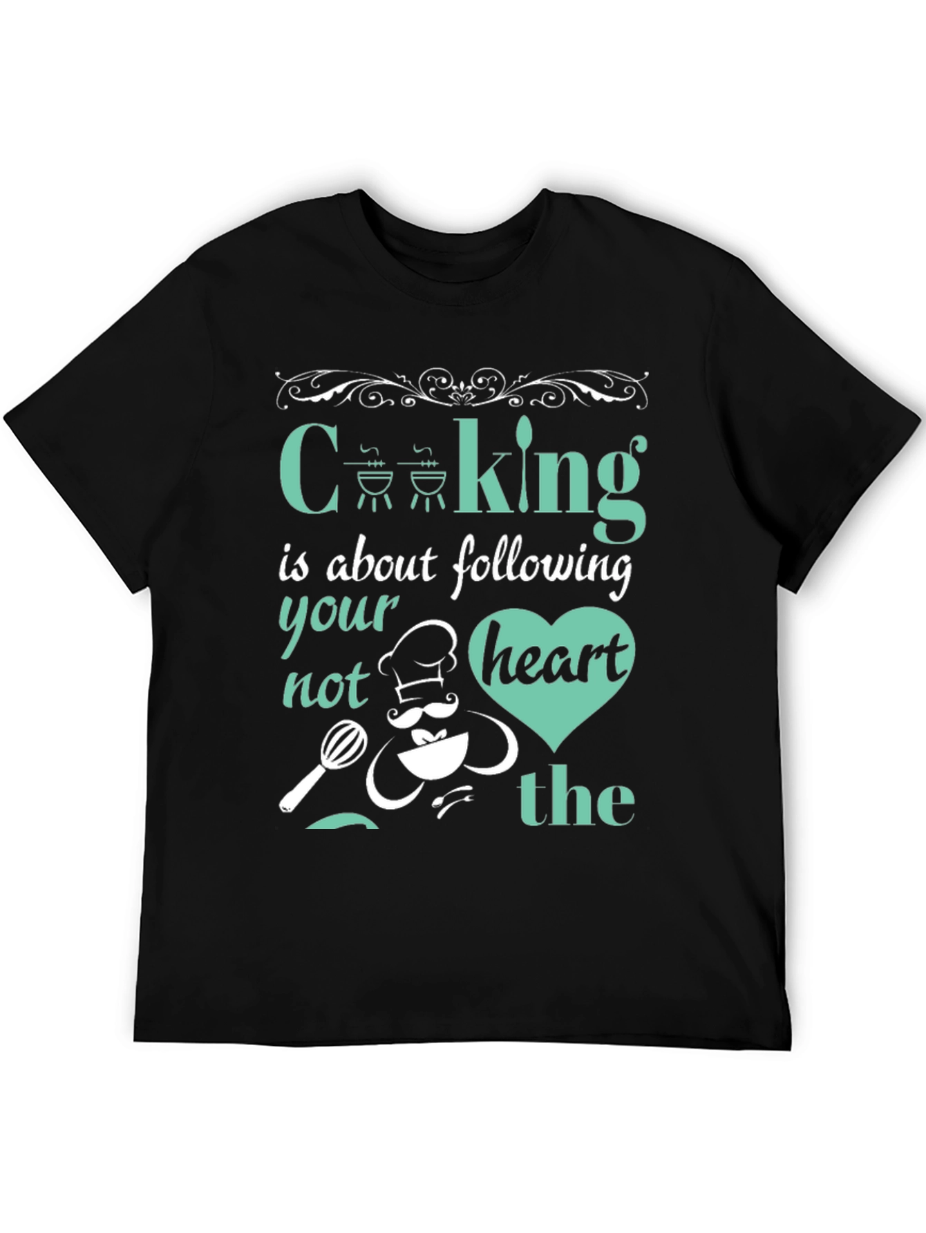 Cooking Heart Graphic T-Shirt