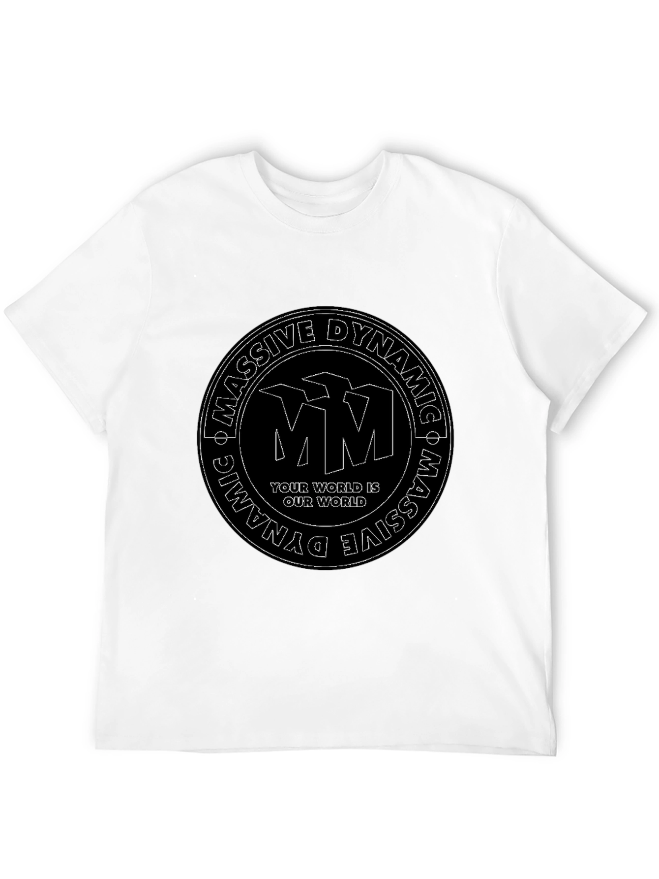 Massive Dynamic Black Graphic T-Shirt