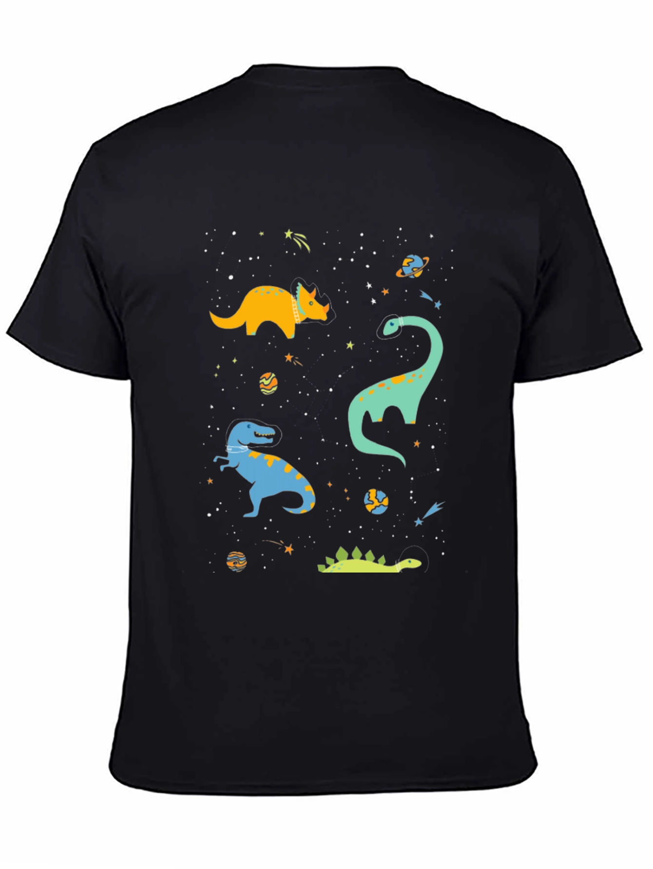 Dinosaur Space T-Shirt - Galaxy Dino Tee