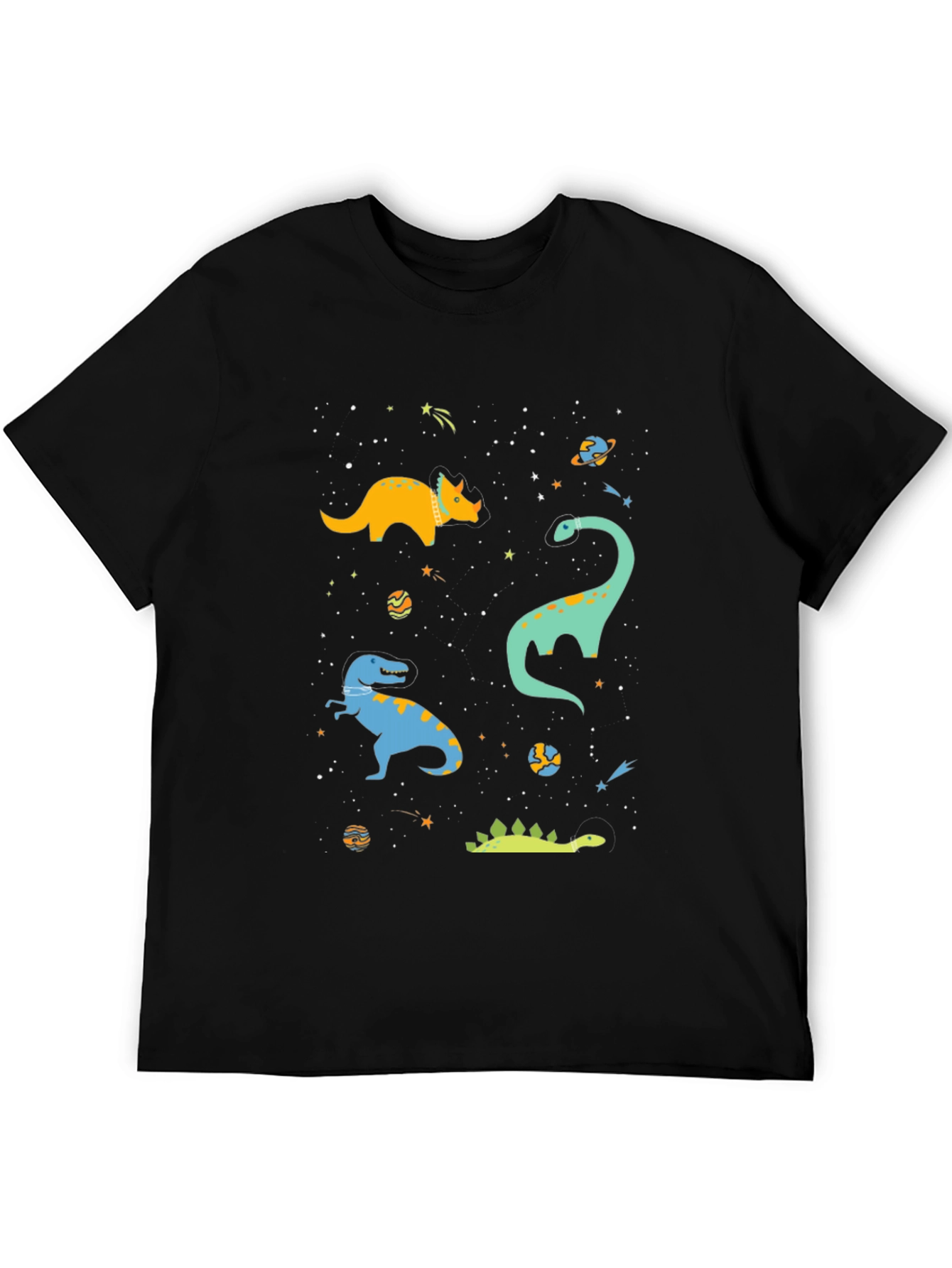 Dinosaur Space T-Shirt - Galaxy Dino Tee