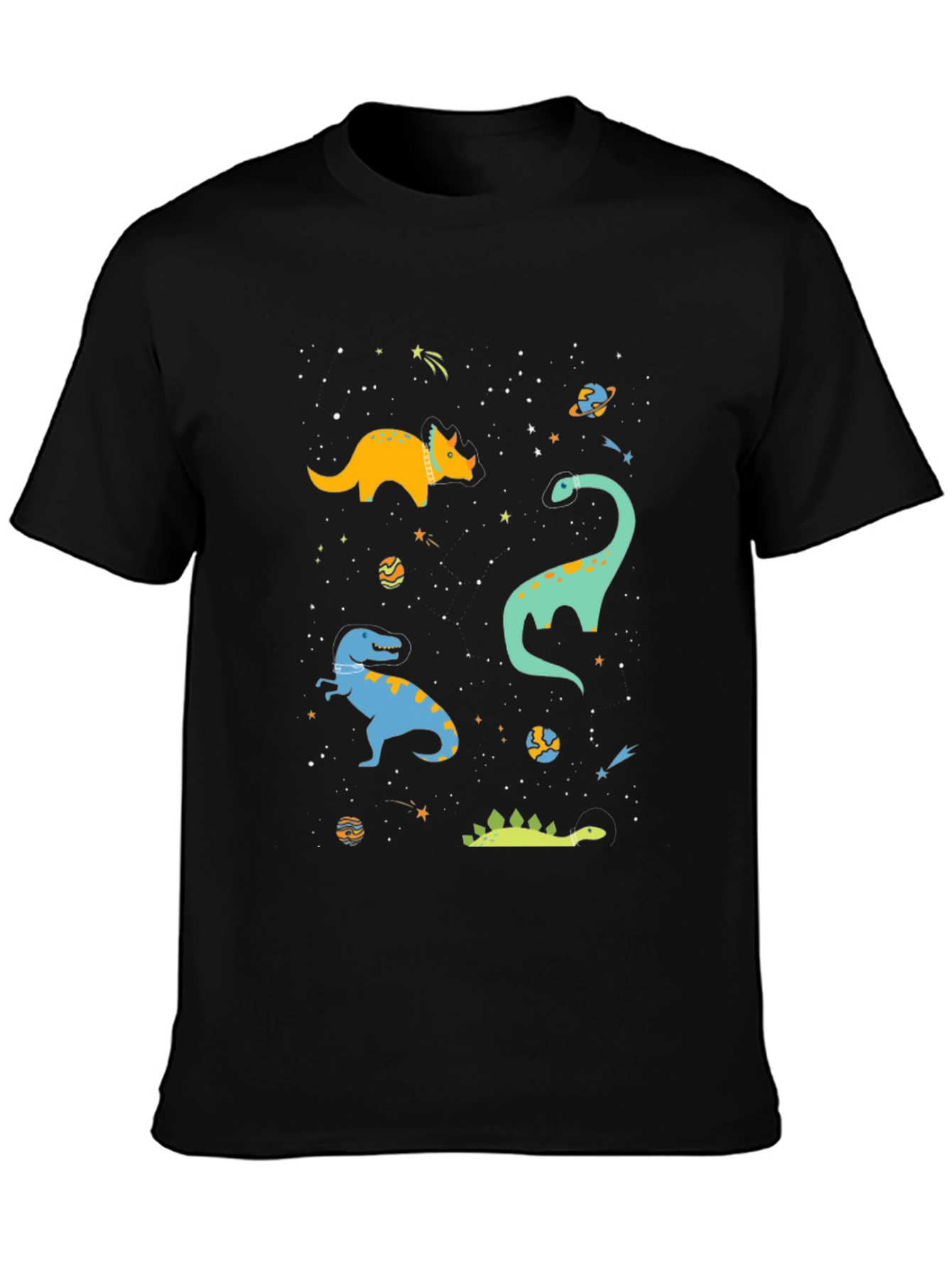 Dinosaur Space T-Shirt - Galaxy Dino Tee