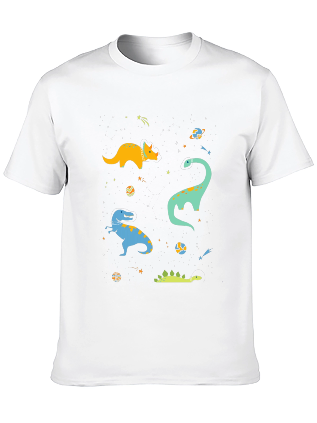 Dinosaur Space T-Shirt - Galaxy Dino Tee