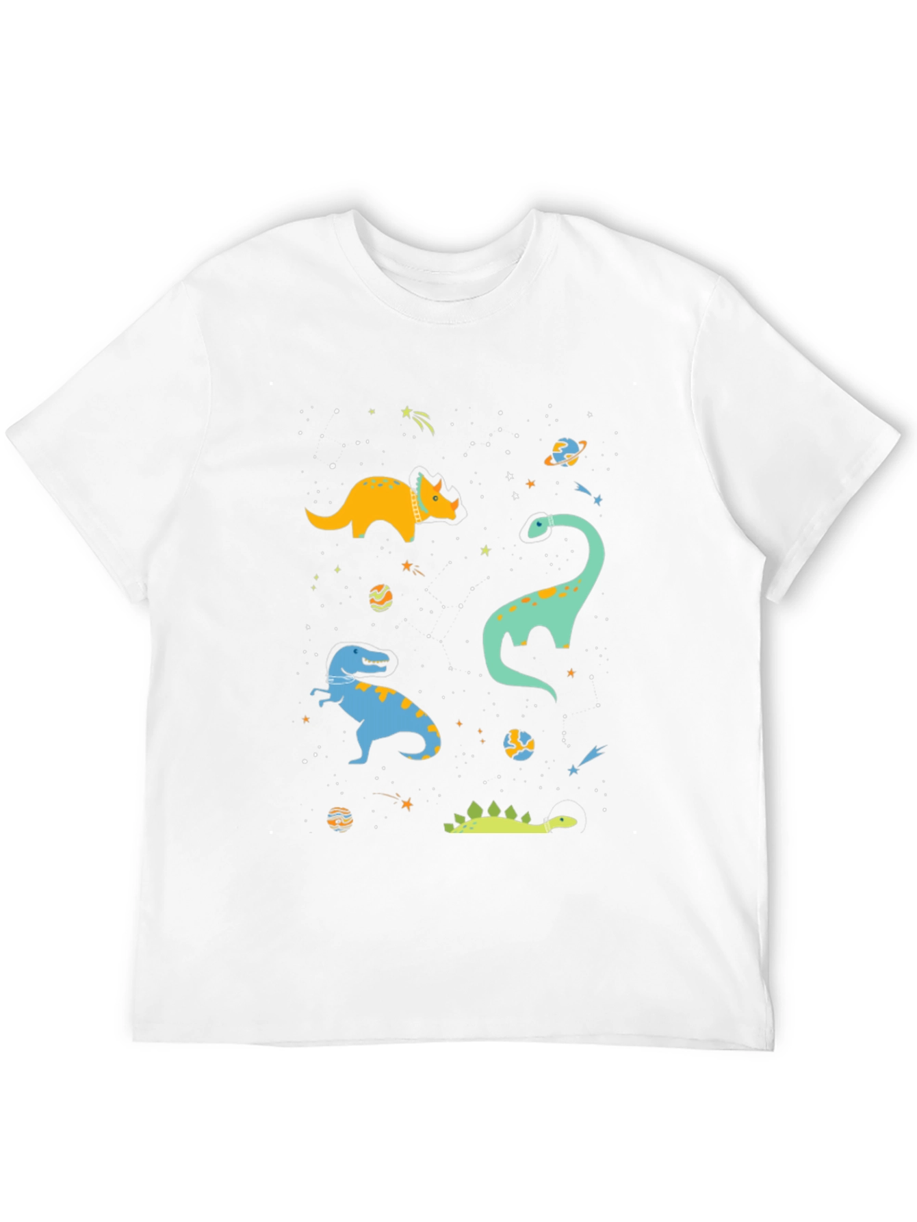 Dinosaur Space T-Shirt - Galaxy Dino Tee