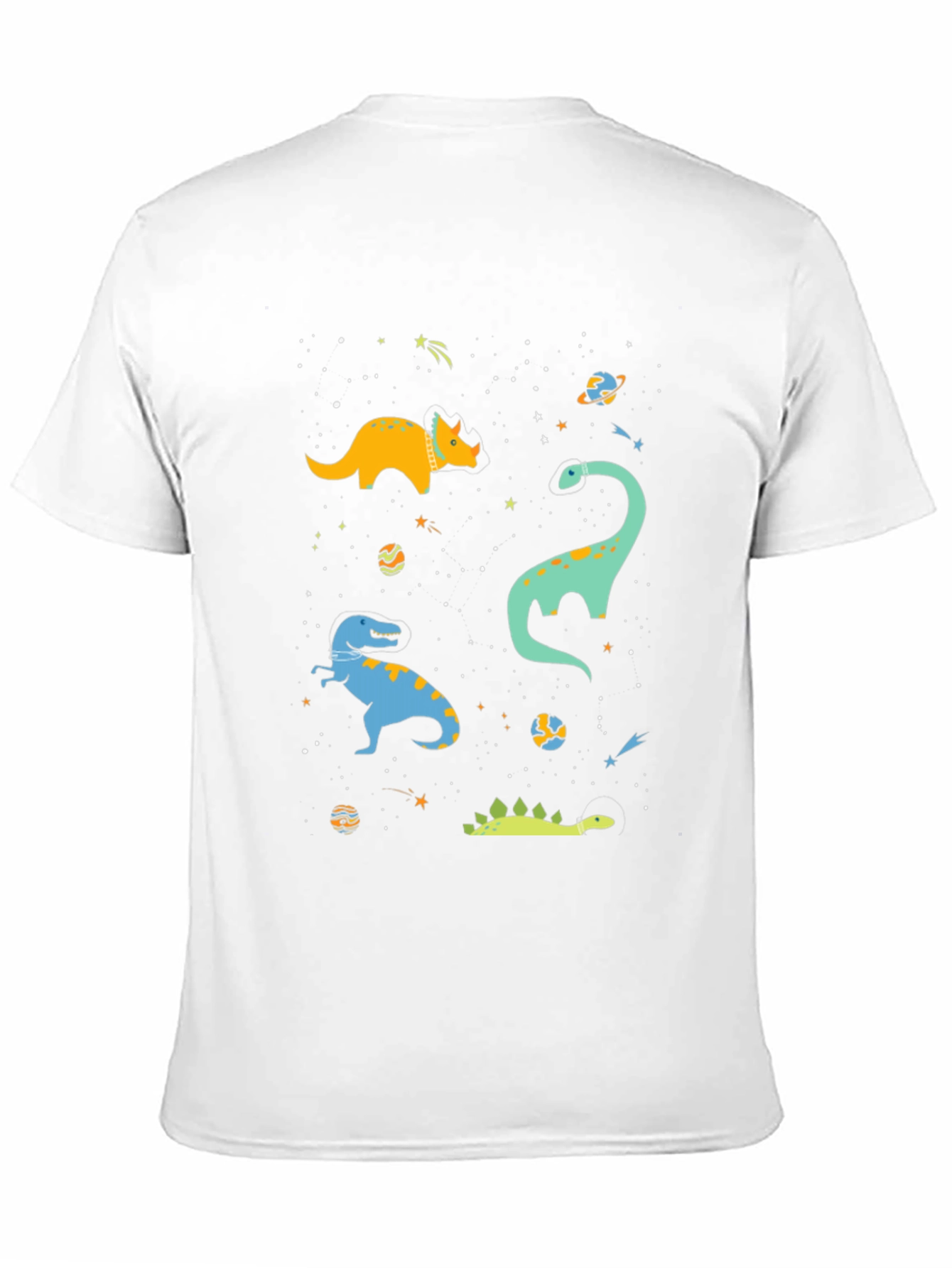 Dinosaur Space T-Shirt - Galaxy Dino Tee