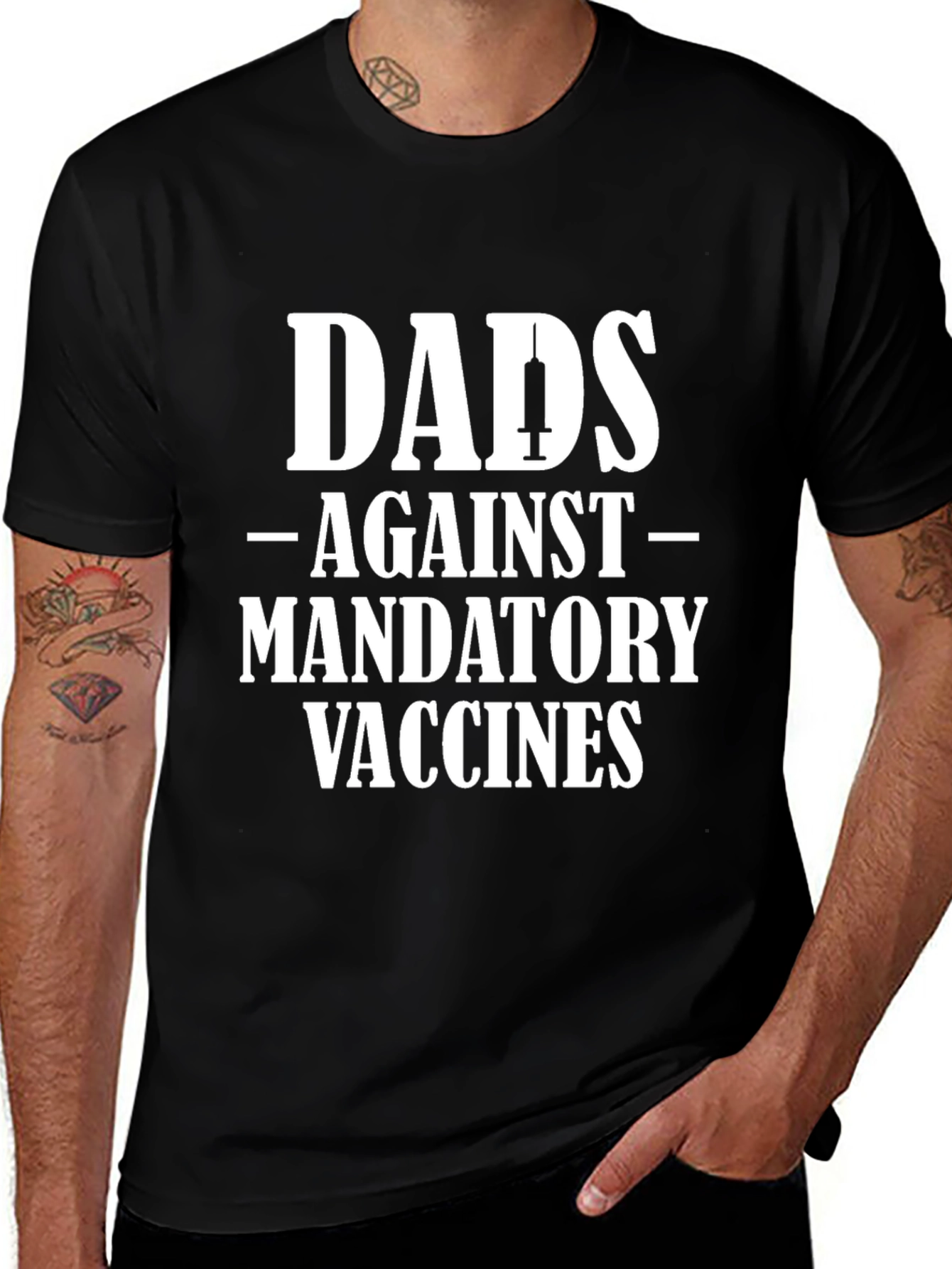 Dads Against Mandatory Vaccines Tee