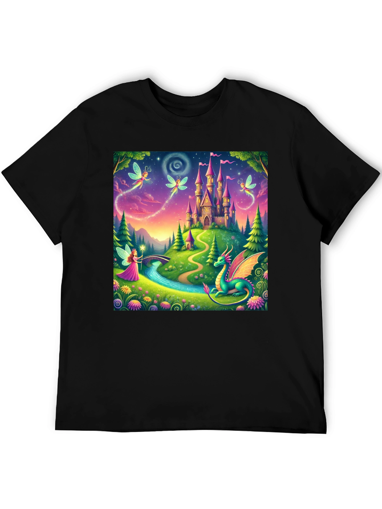 Fantasy Castle Graphic Tee