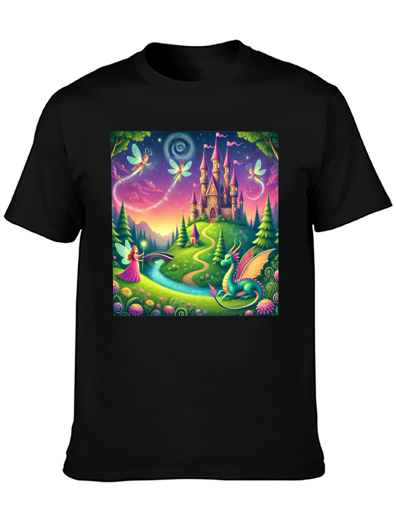Fantasy Castle Graphic Tee