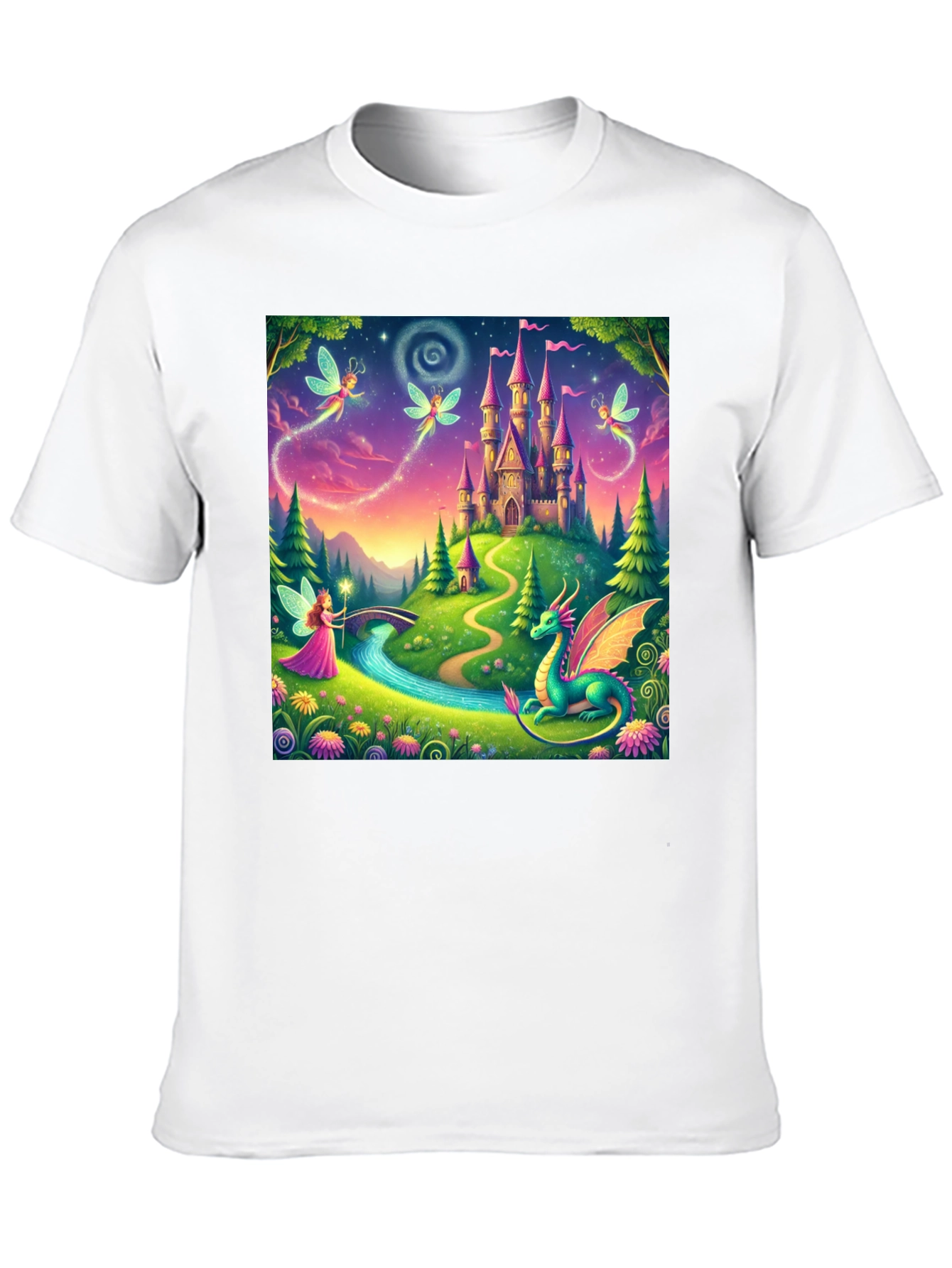 Fantasy Castle Graphic Tee